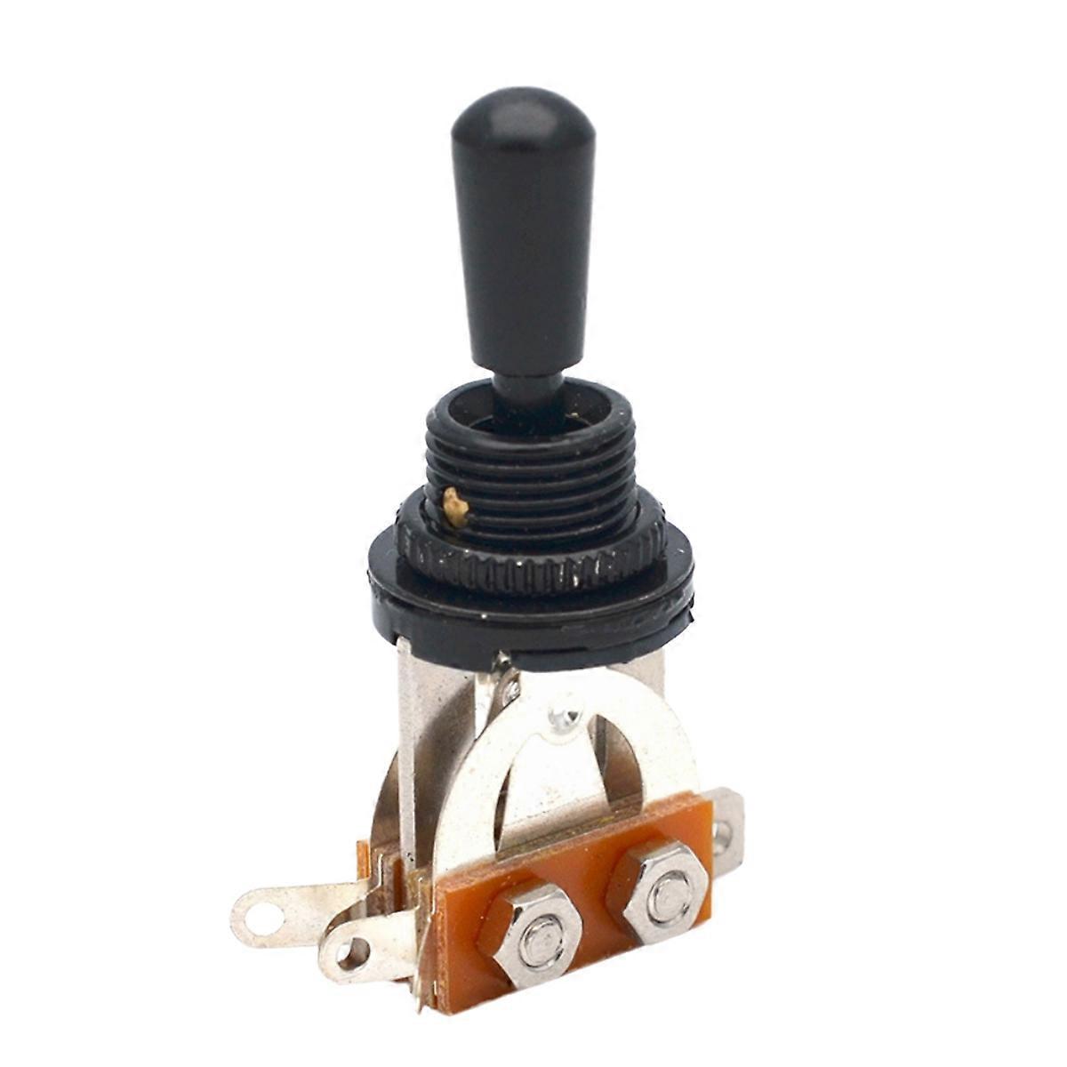 Electric Guitar 3-Way Toggle Switch for Open Shaking Head,Black