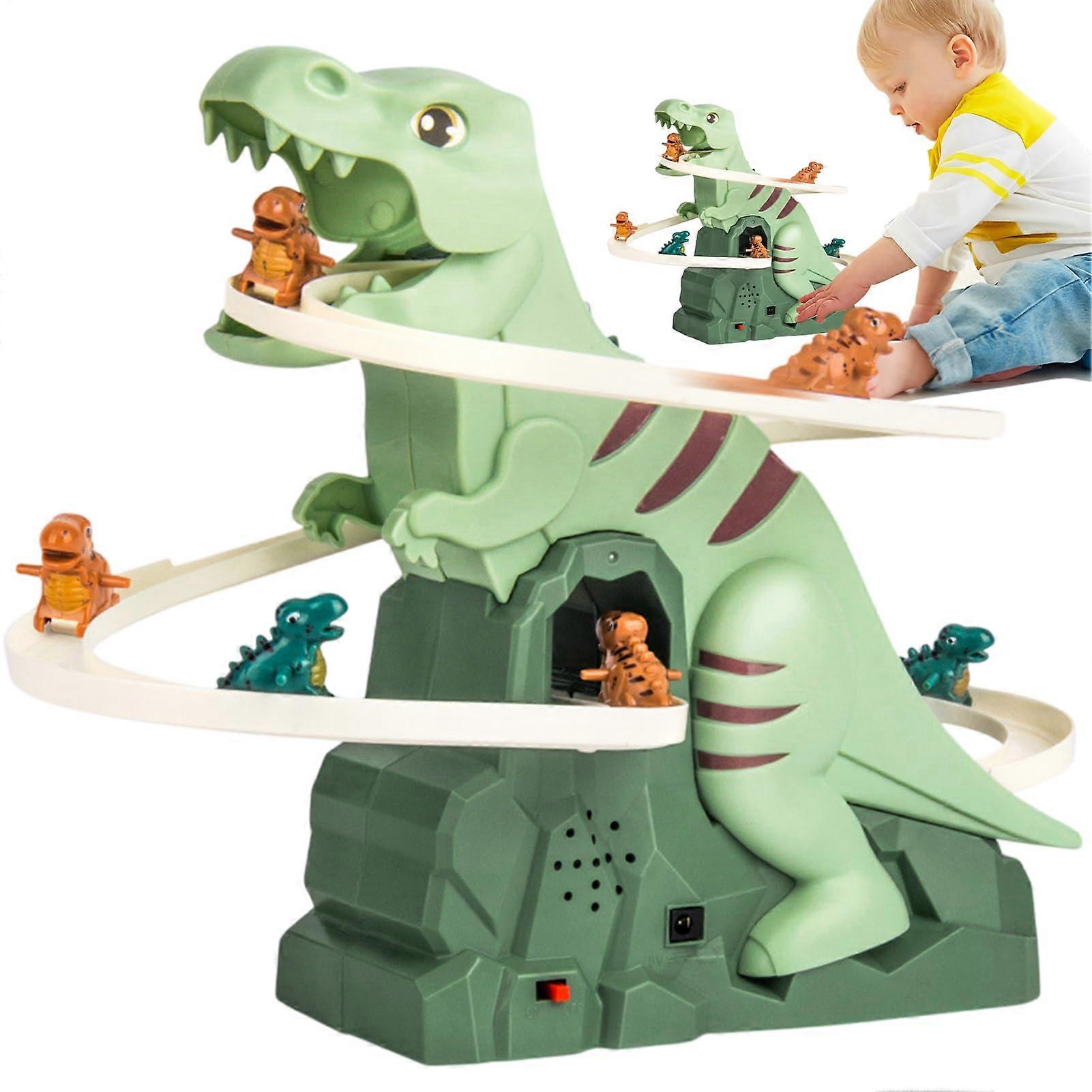 Saurier Climbing Toy Climbing and Slide, Interactive Realistic Roller Coaster Play Set for Children Girls Indoor Outdoor Garden
