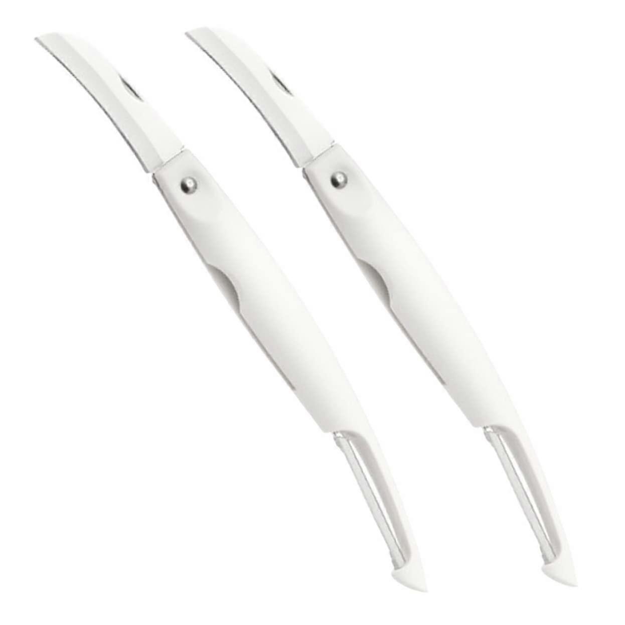 2 pieces vegetable peelers ergonomic and vegetable cutter for easy handling for potatoes carrots and easy to clean durable