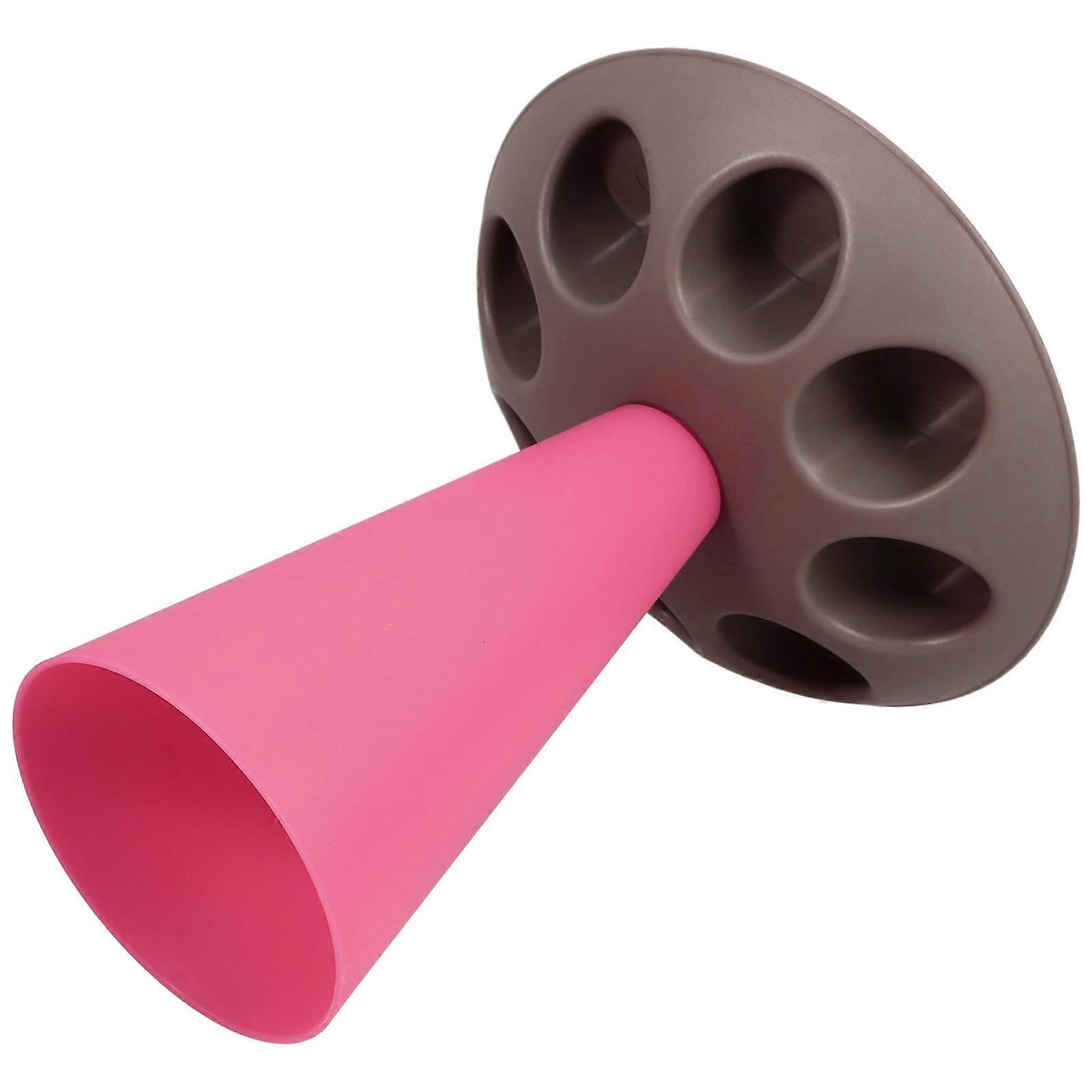 Pastry Bag Stand with Slot Nozzle Holder, PP Piping Bag Organizer for Cake Decorating, Compact & Easy to Clean Baking Tool for Kitchen and Bakery Use