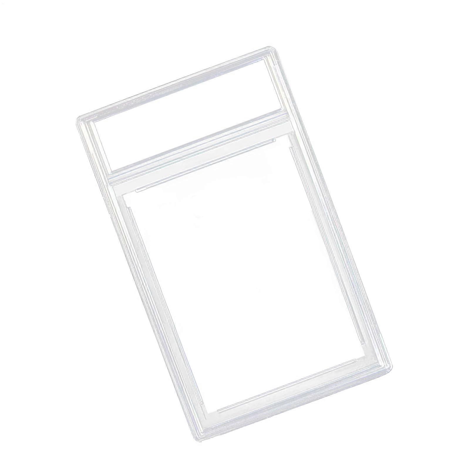 Graded card case with transparent cover, secure storage for sports cards