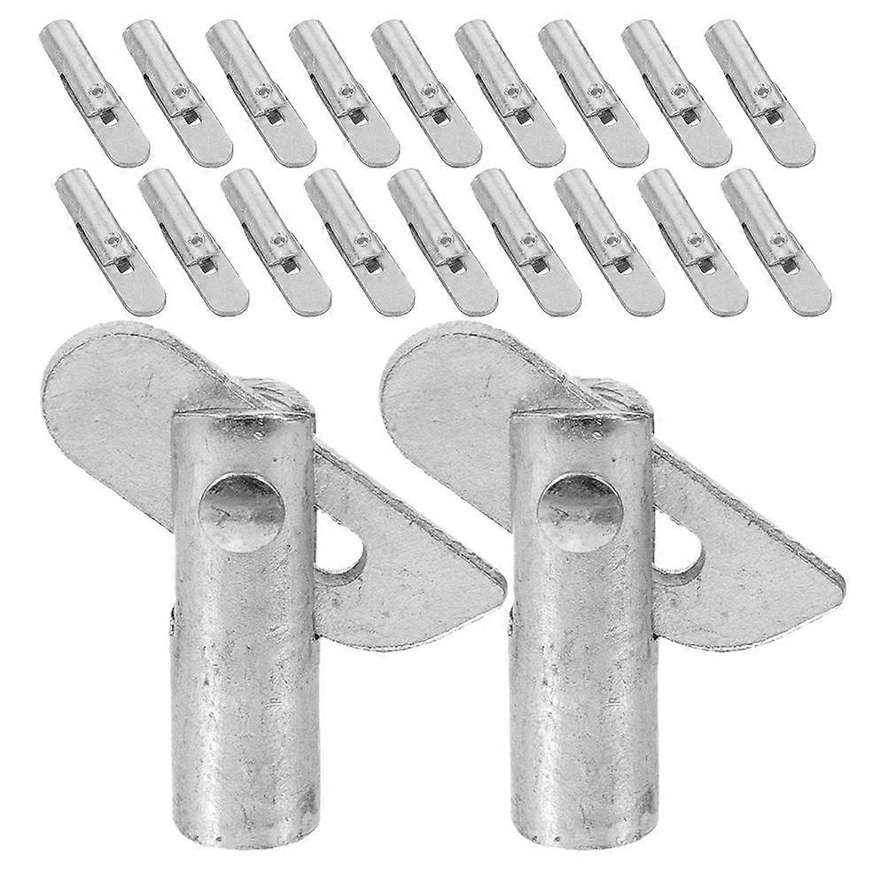 40pcs Scaffolding Lock Pins: Safety Pins For Construction Guardrail System - Metal Scaffold Accessories For Stability And Efficiency
