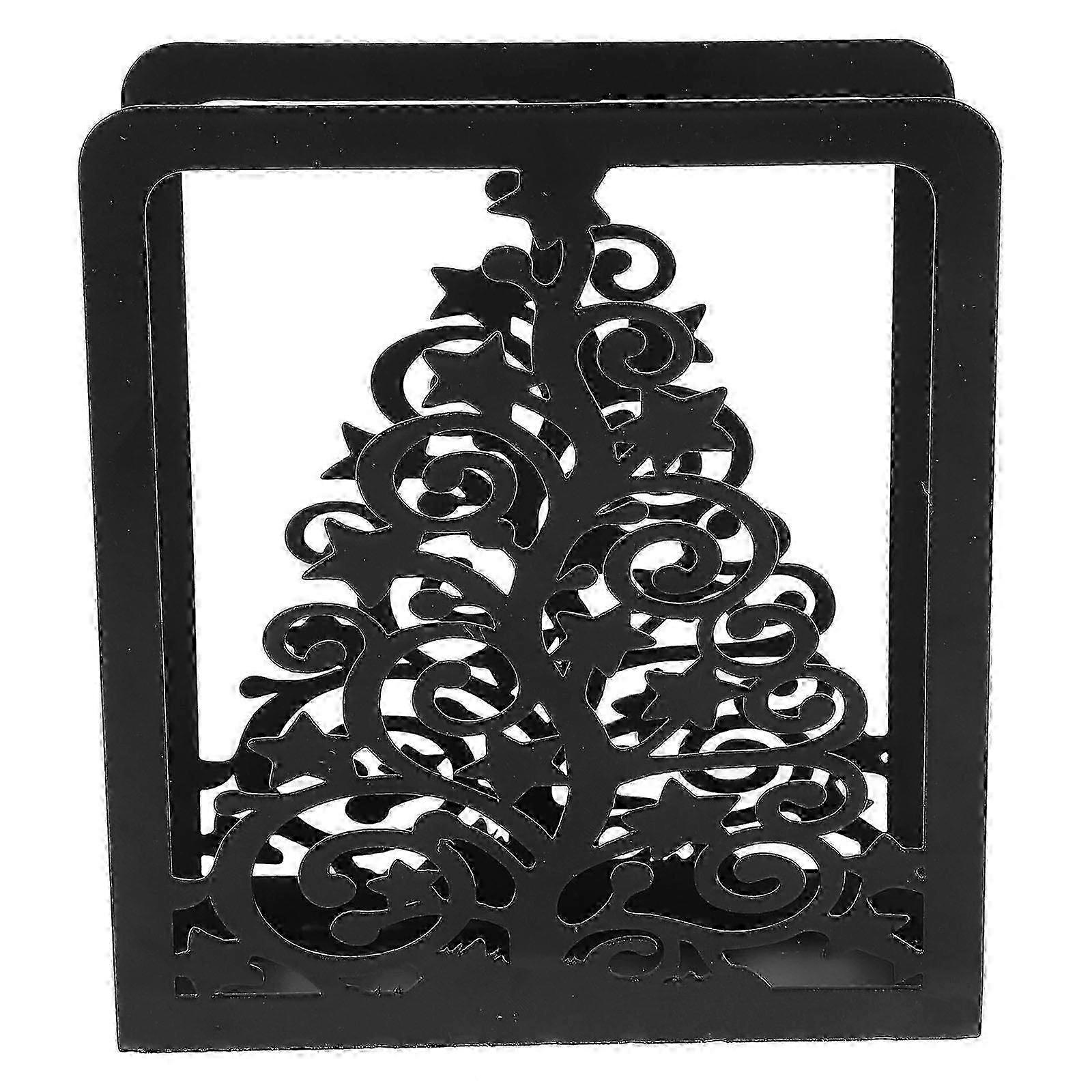 Table Napkin Holder Christmas Tree Design Napkin Container for Restaurants