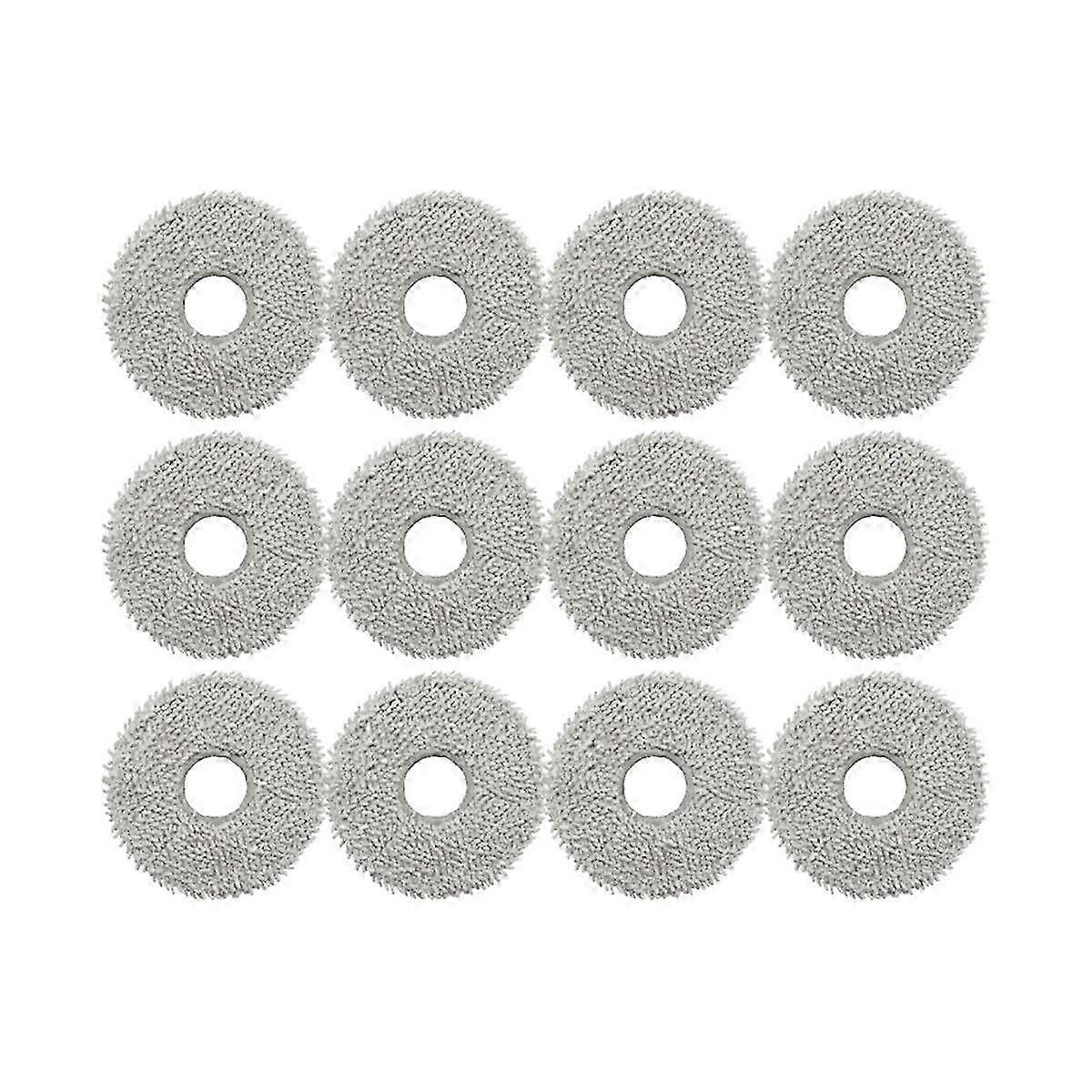 12PCS Replacement Mop Pad Compatible with Certain Robot Vacuum Cleaners Washable Mop Cloth