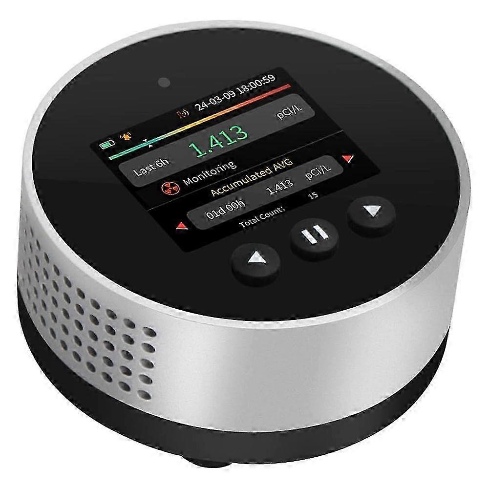 Portable Radon Detector, Audible & Visual Alarm,
