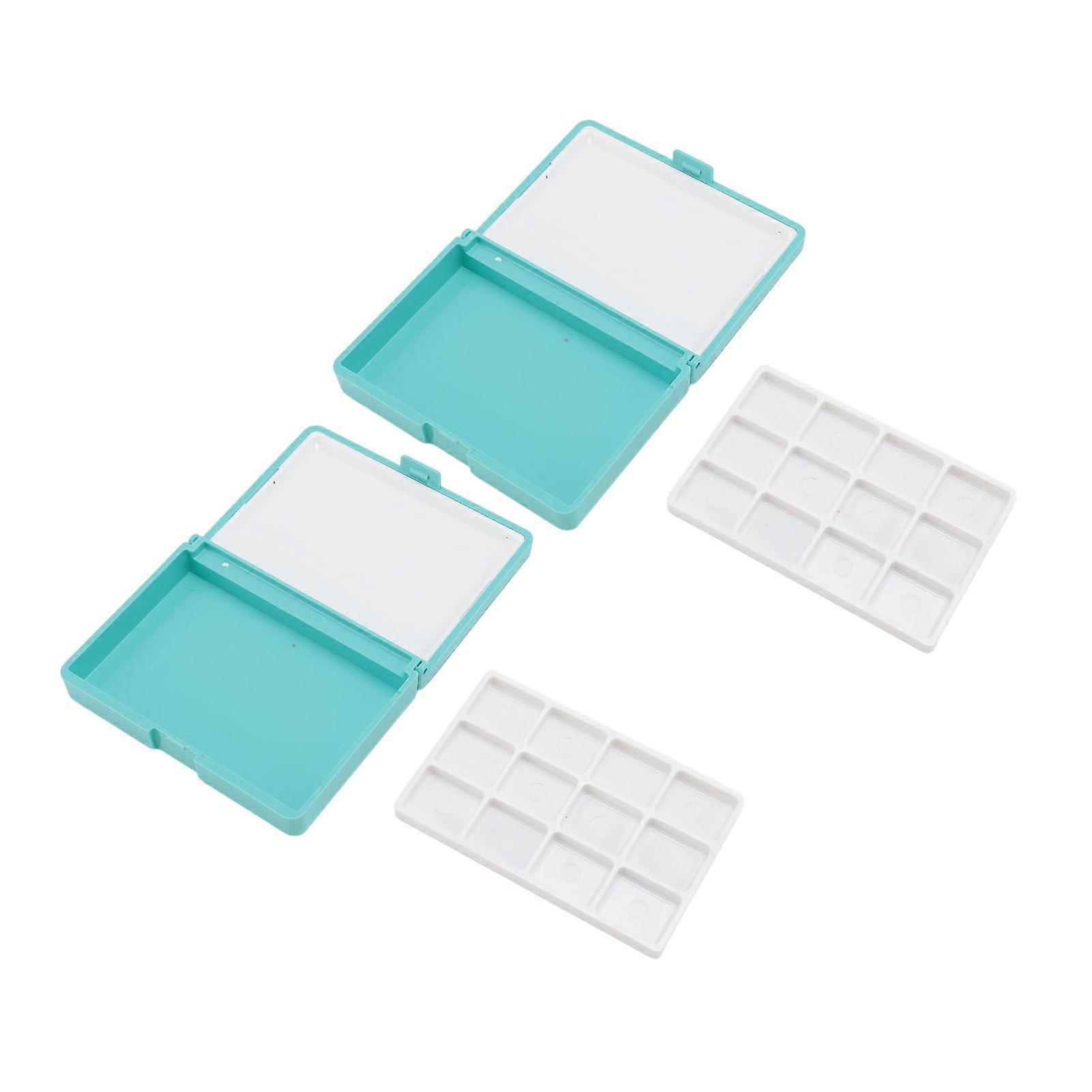 2025 Latest Model 2Pcs Portable Watercolor Box Detachable Easy to Clean