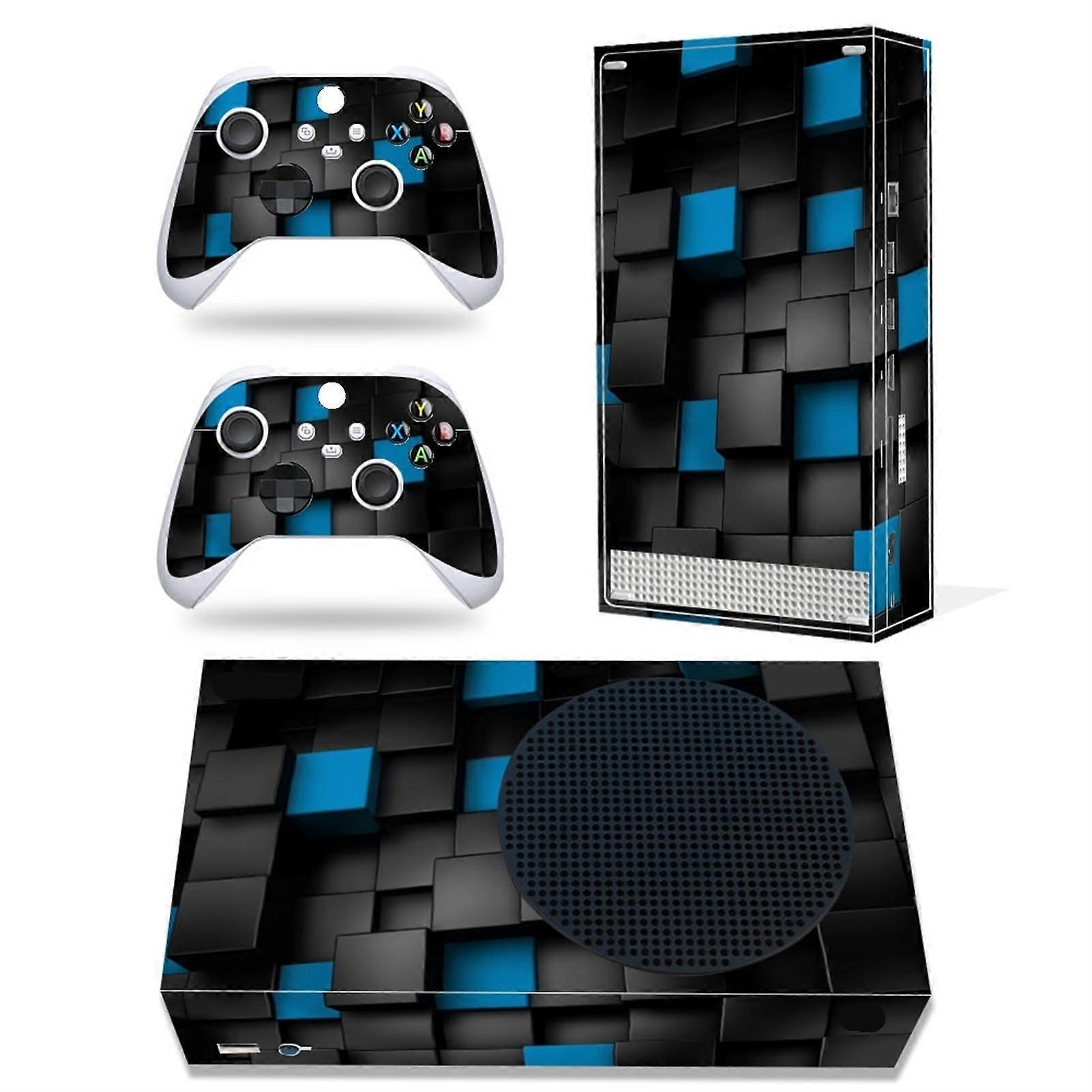 Vinyl Skin Cover For Xbox Series S Console With 2 Free Wireless Controller Stickers, Bubble-Free Design