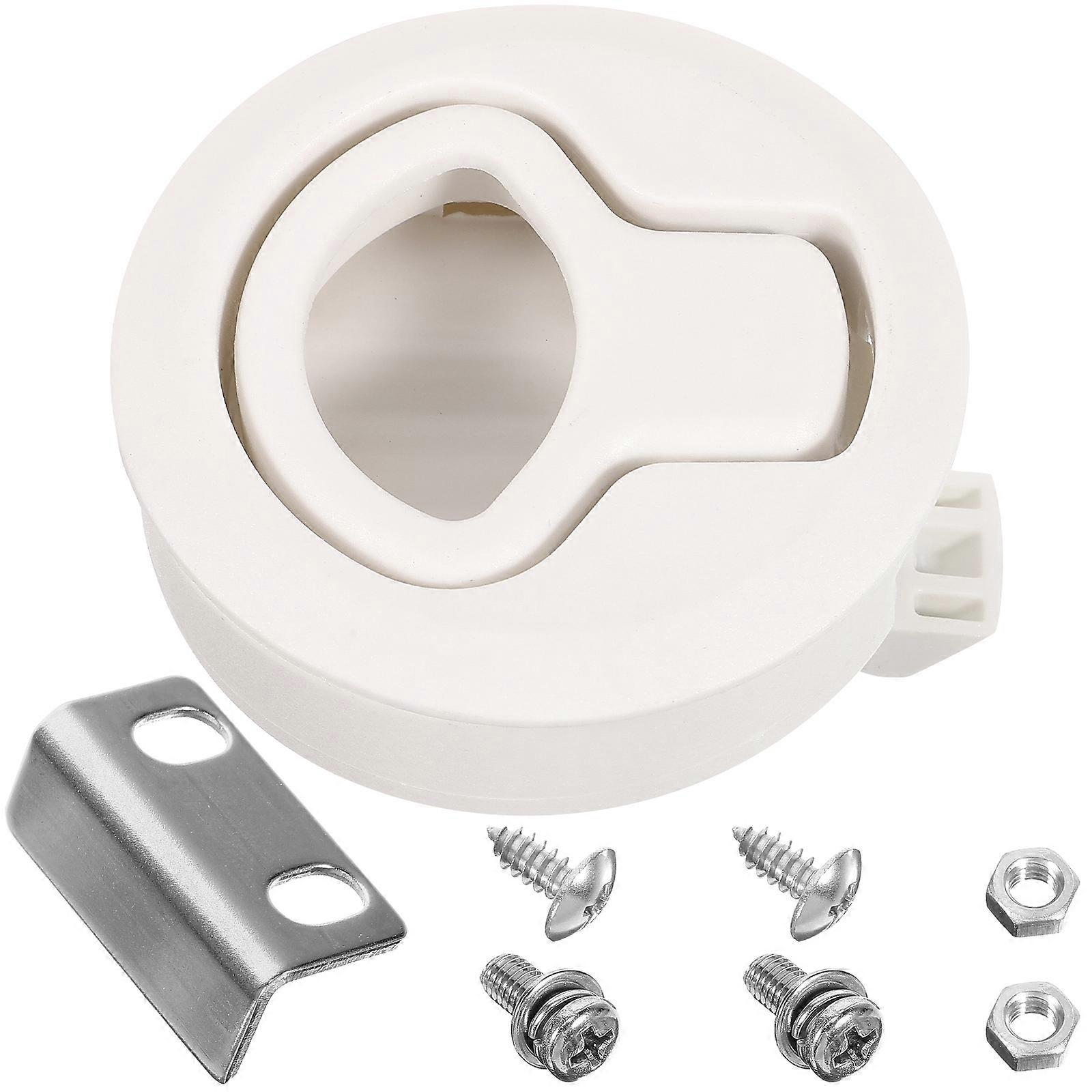 Cabinet Door Latch Boat Slam Latch Round Accessory Sleek and Modern Finish 6.50X6.00X3.50cm Easy Handling 1Set