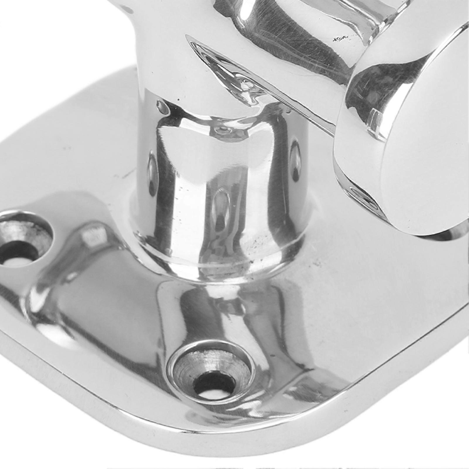 63mm Boat Cleat Bollard 316 Stainless Steel Polished Surface Single Cross Bollard for Yacht Boats Fishing Boat