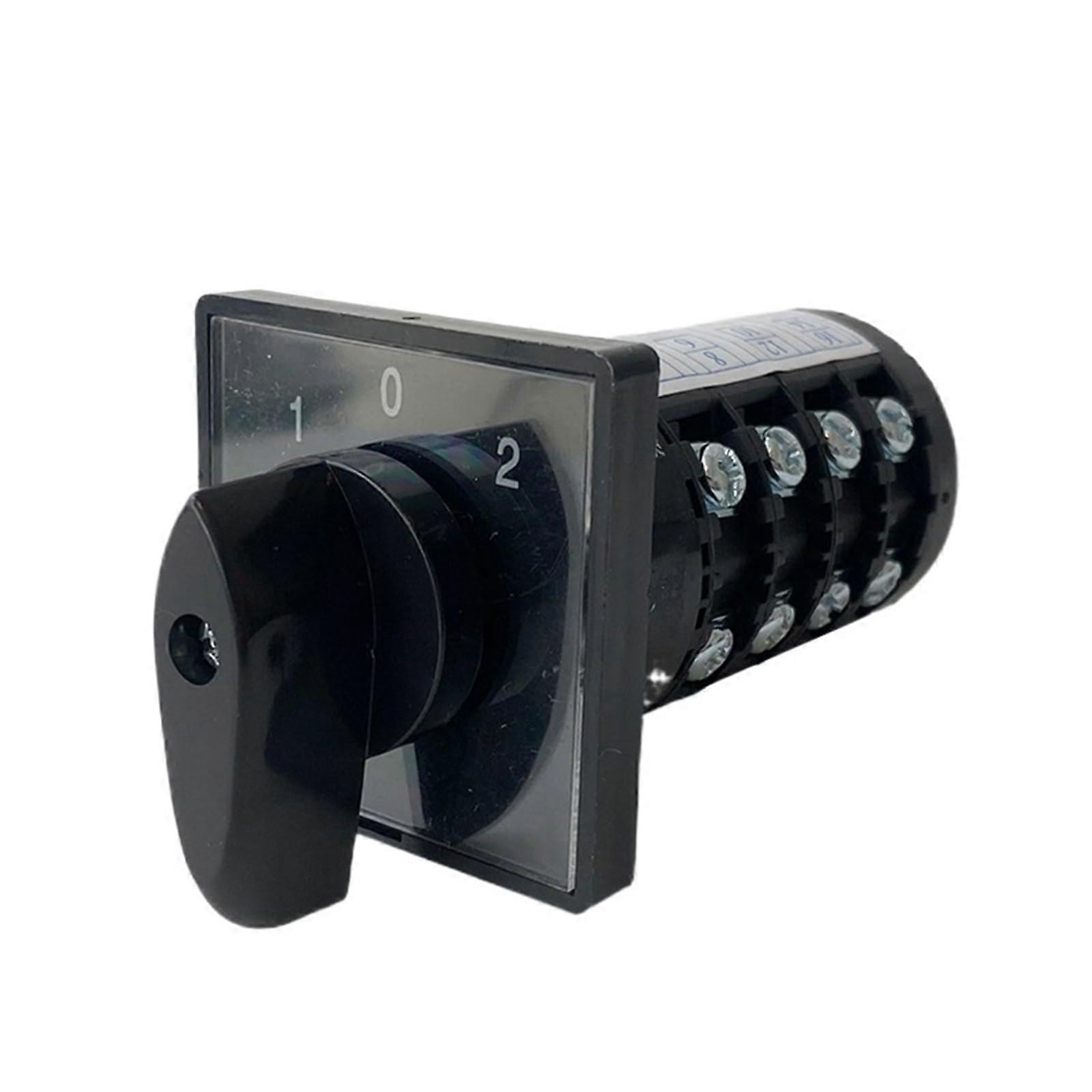 Rotary Switch HZ5B20/4 Three Positions 16 Terminals Cam Changeover Switch 20A 4 Poles Onoff 3pin