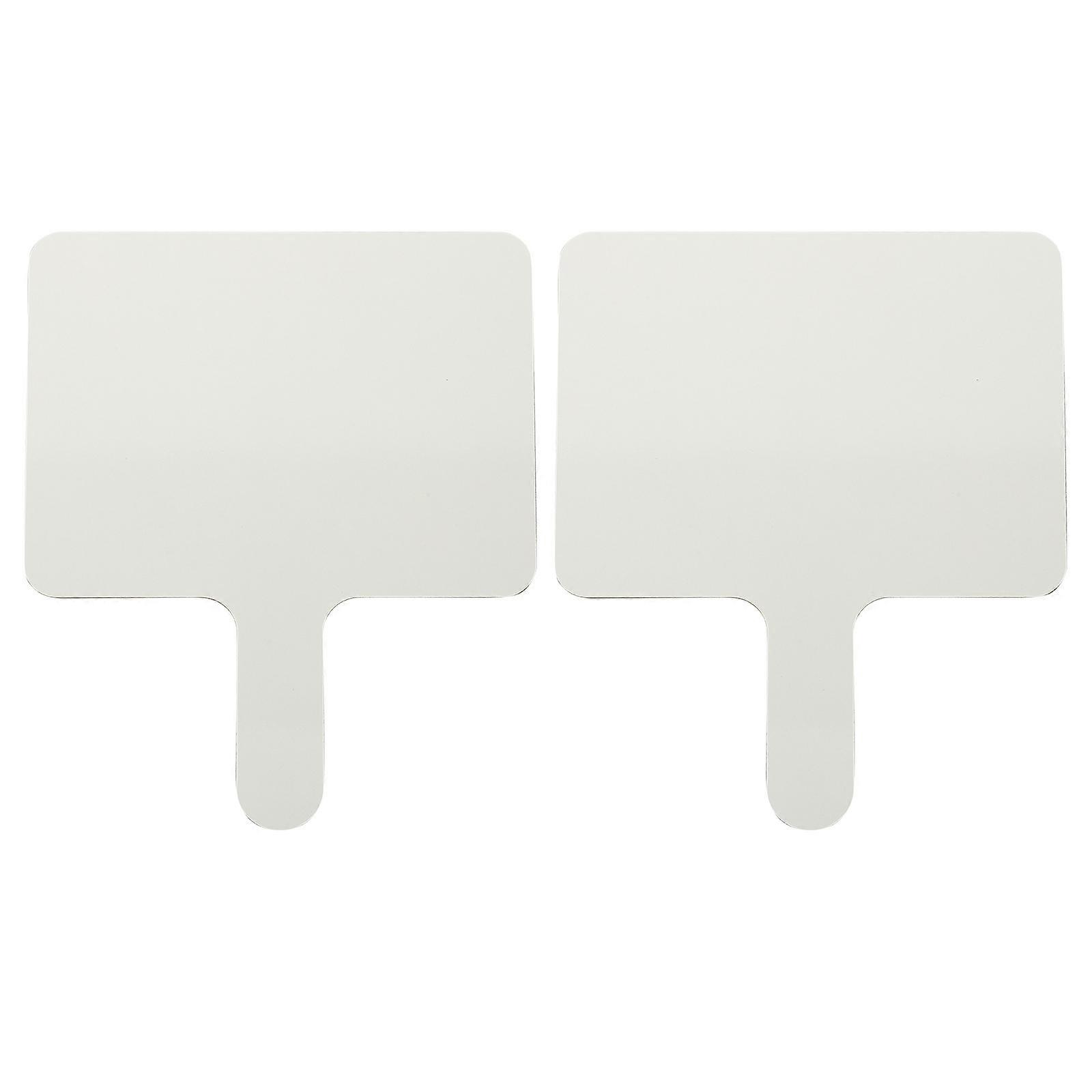 Erasable Double Sided Handheld Whiteboards for Classroom Lightweight Portable Answer Boards with Rounded Corners Easy Wipe Dry Erase Writing Pads for