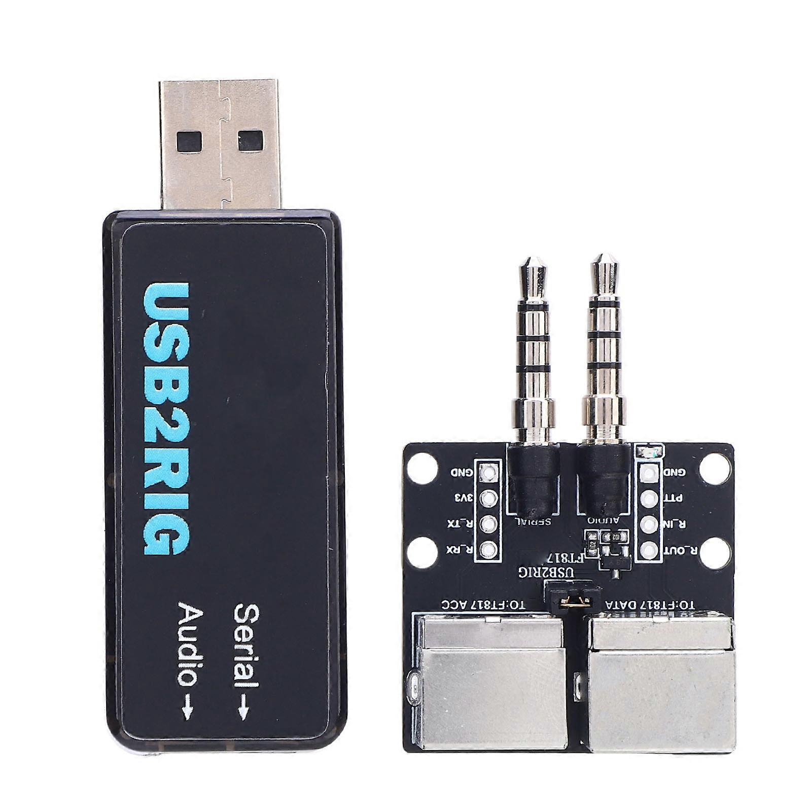 Integrated USB Sound Card & Serial Port Interface for Amateur Radio - All-in-One Solution