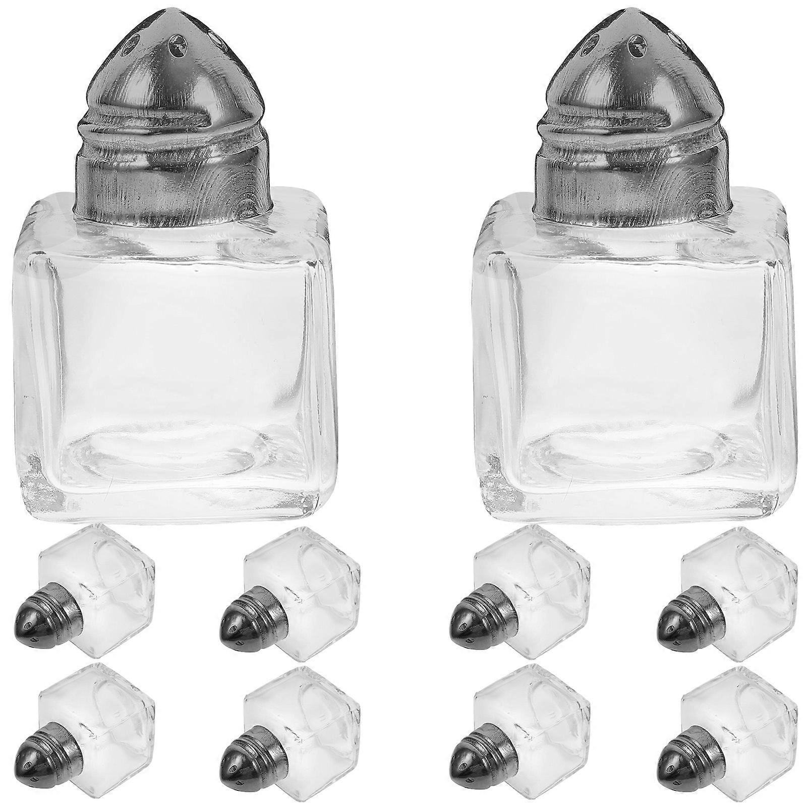 Portable Spice Container Mini Salt Storage Transparent 50X3 00X3 00CM 10Pcs