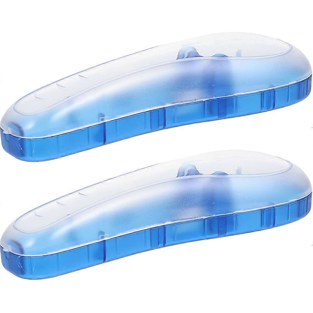 2pcs Manual Case Safety Holder Storage Small Container