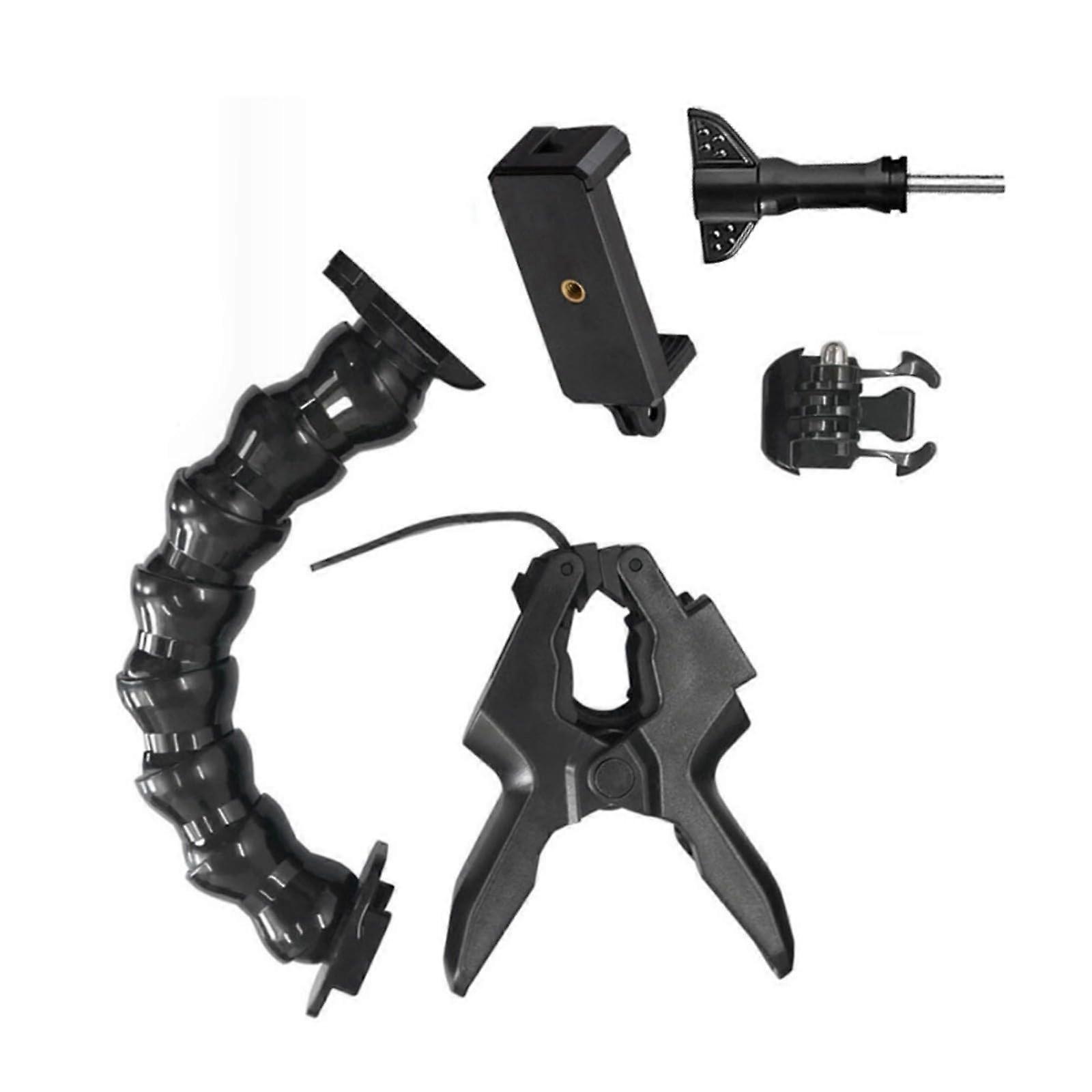 Long Arm Clip Clamp Mount Camera Accessories Flexible Clamp Mount Gooseneck Mount Gooseneck Stand For Action Camera  
Scope of delivery: 2 pieces