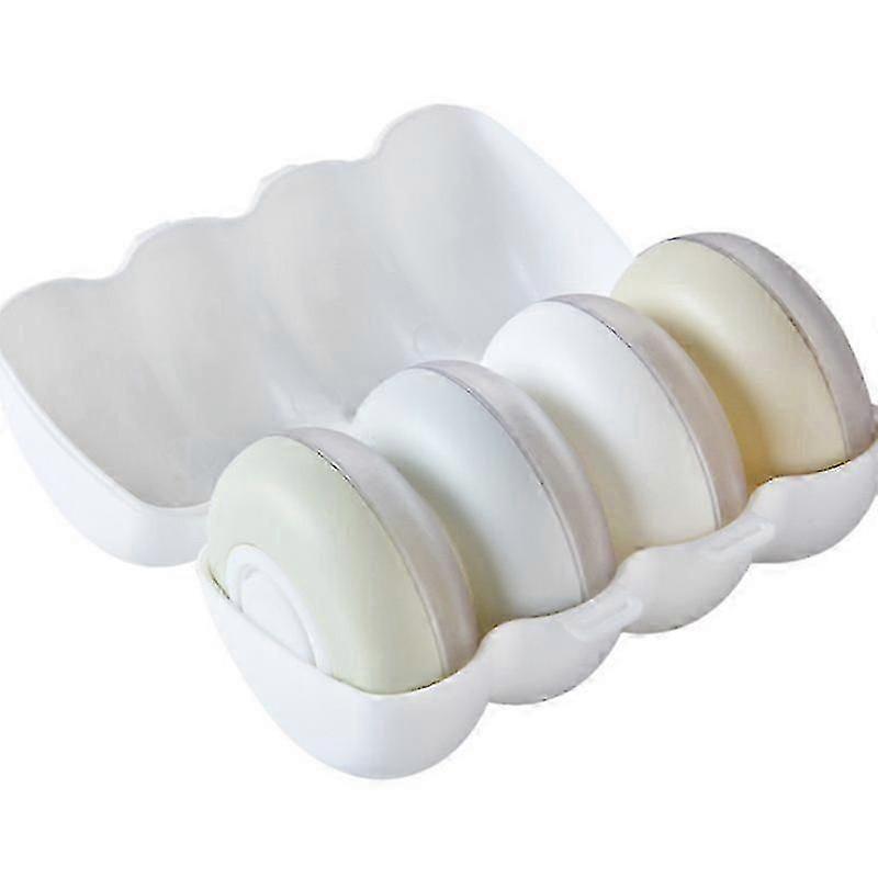 4pcs Travel Toiletries Dispenser Bottles Set with Box - Portable Squeeze Round Containers for Shampoo & Lotion - Perfect for Travel