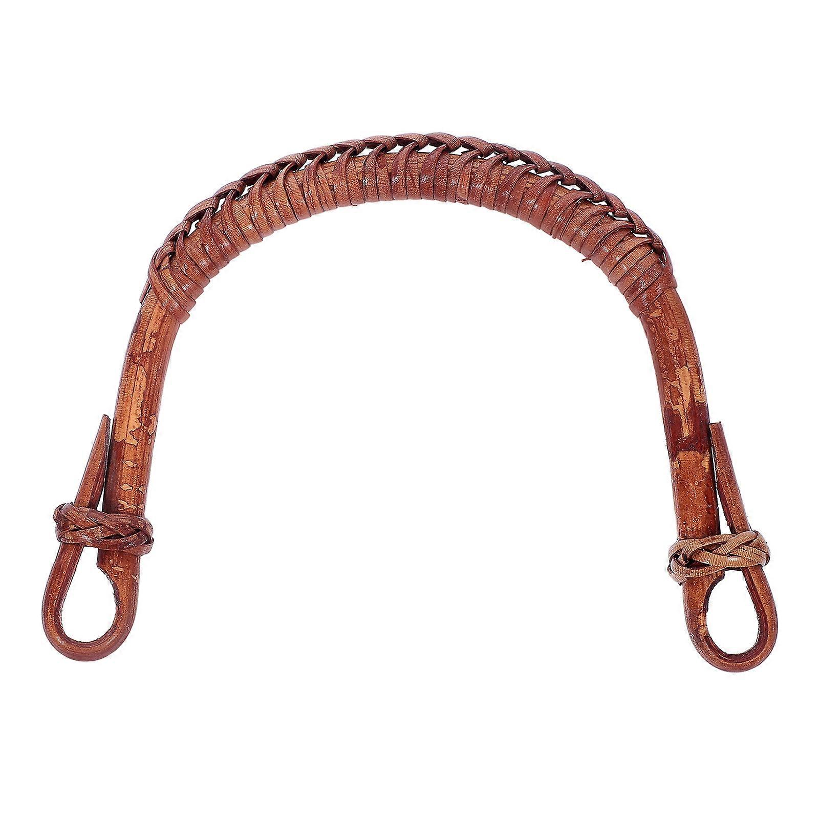 Ergonomic Teapot Handle U-Shape Rattan Heat Resistant For Water -serving Experience 12.50X10.50X1.00CM Brown 2Set