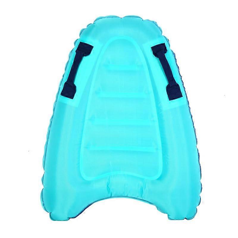 Portable inflatable surf mat for adults – lightweight ocean surfing and water ski board for swimming exercises.