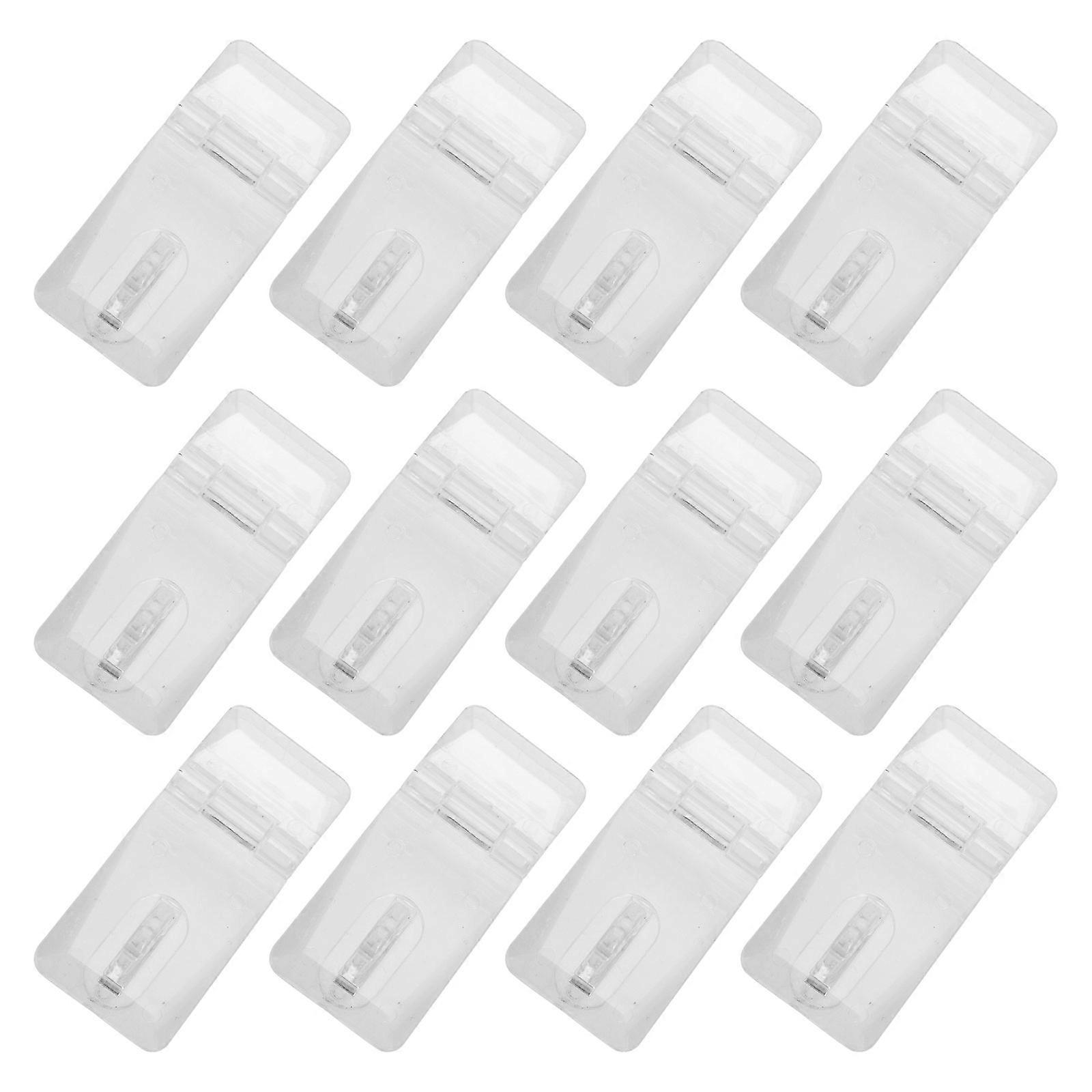 20 Sets Practical Acrylic Clear Lock Hasp Latch Buckle for Luggage