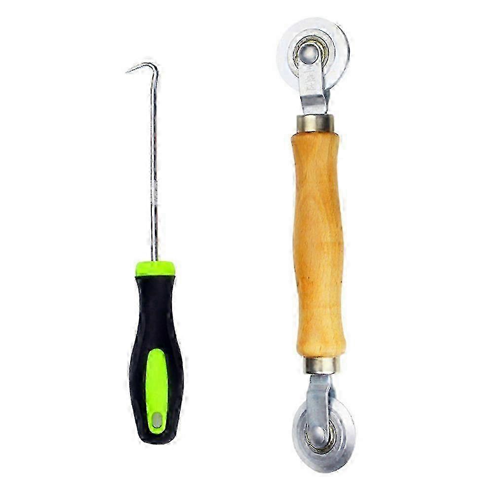 2pcs Mesh Screen Installation Tool - Spline Roller with 22.8x3.8x2.7cm Dimensions for Easy Home Screen Repair & Replacement