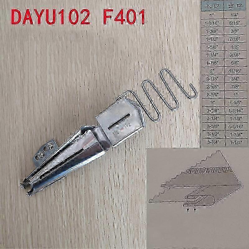 Right Angle Binder for Industrial Coverstitch Machine Top Clean Double Folded Binder