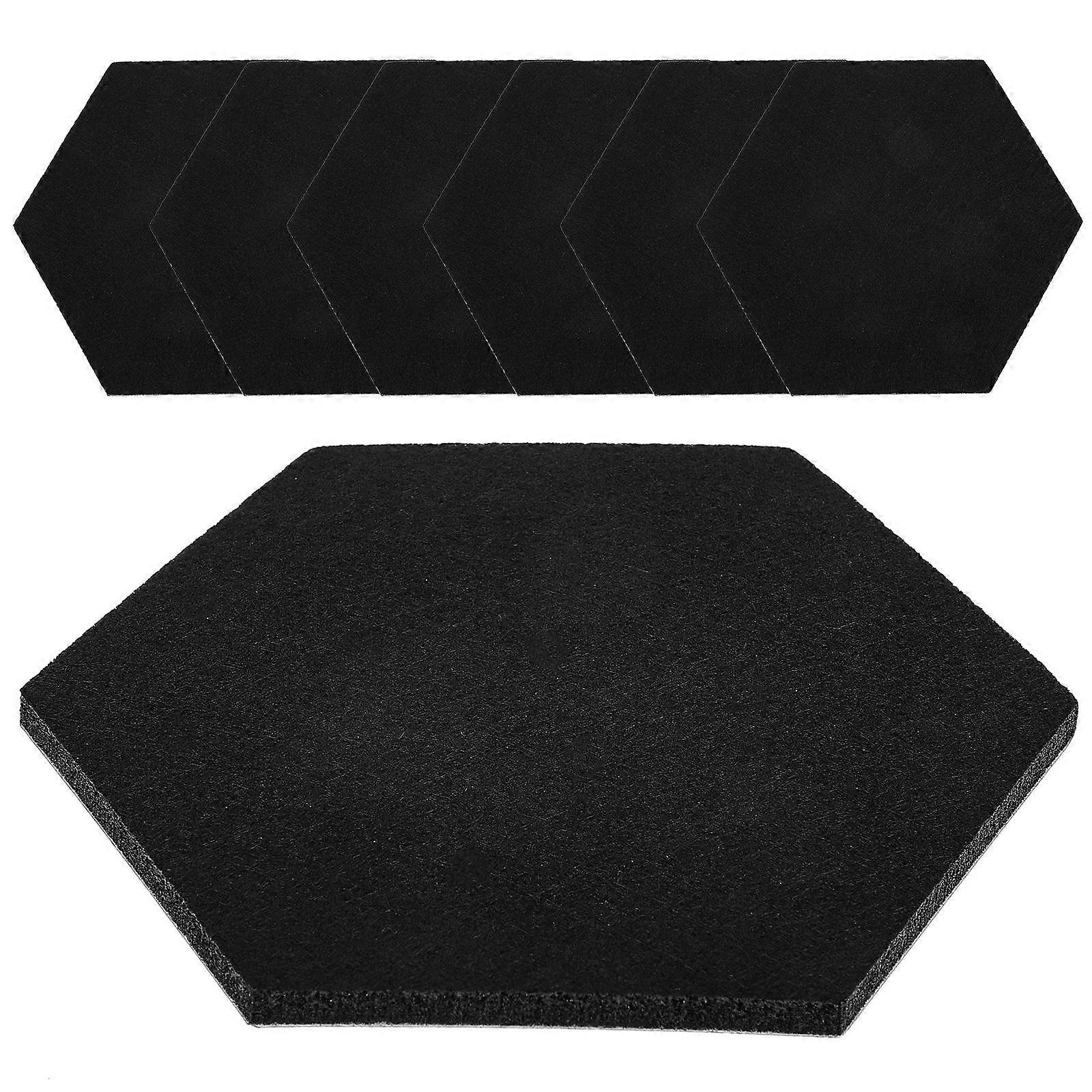 Felt Wall Board Indoor Use Office Decorative Felt Board 14.00X12.00X0.50cm 6Pcs
