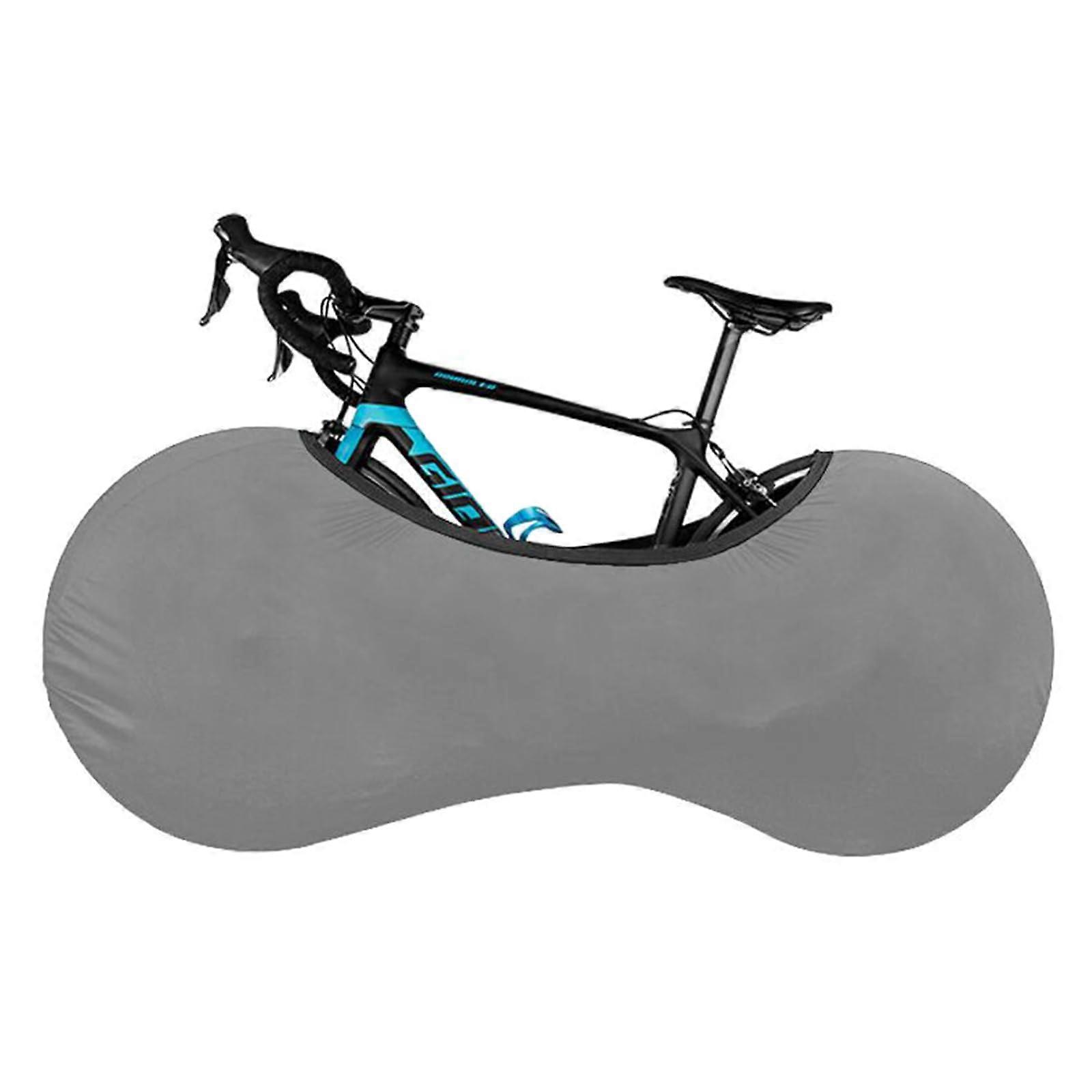 Gray Road Bike Protective Covers, Scratch-Resistant Dustproof Frame Covers for Bicycles, Storage Bag Accessory