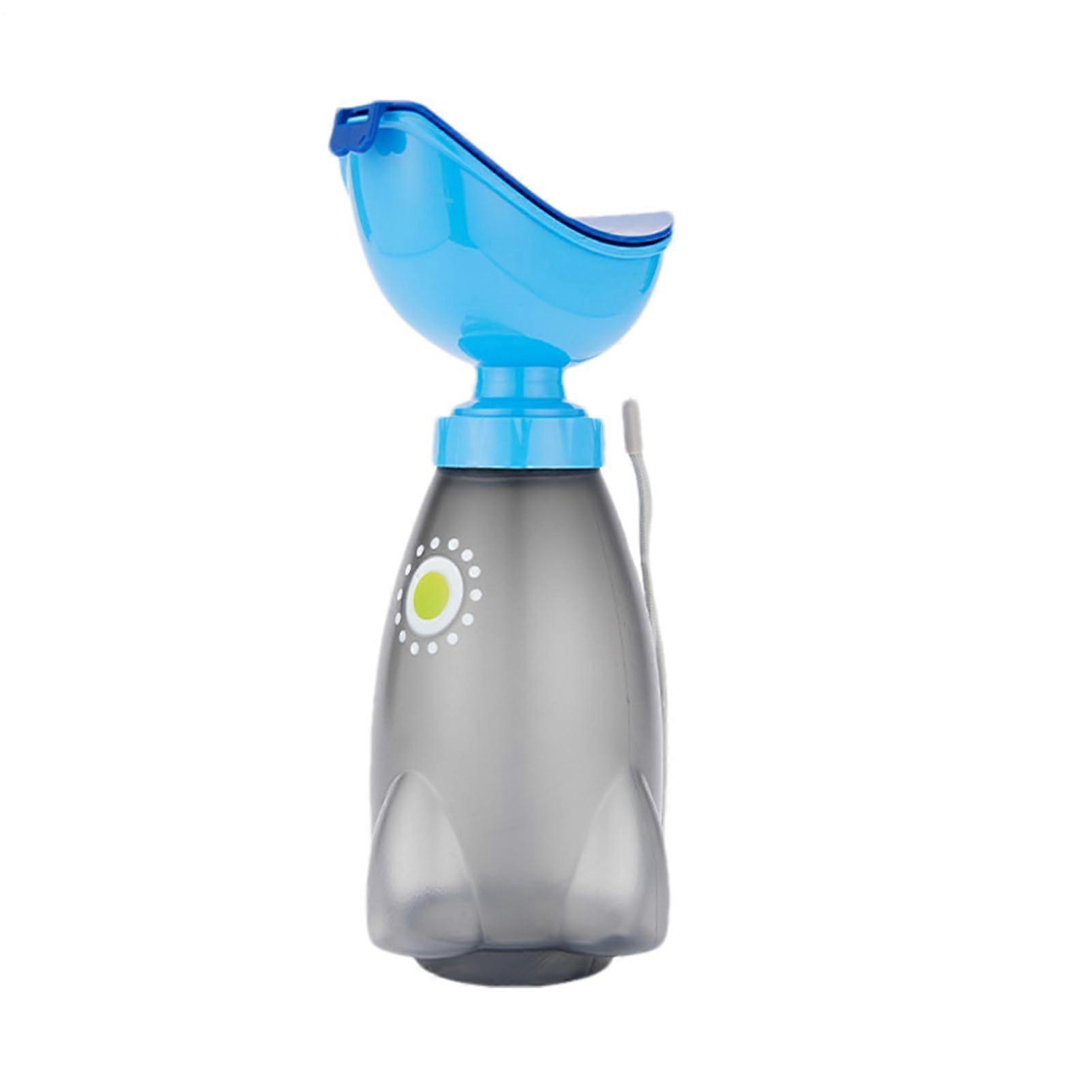 Female Urinal Bottle Car Driver Urinal, Portable Toilets with Lid and Funnel, Blue