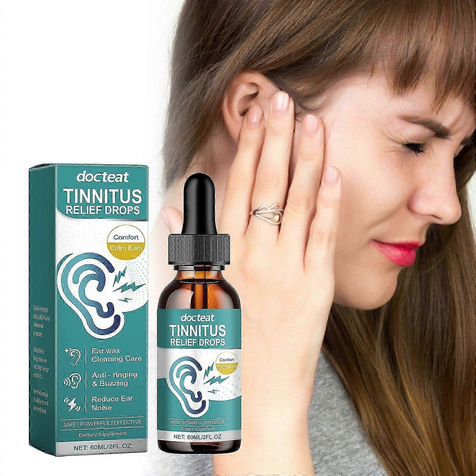 Tinnitus Relief Drops,Ear Ringing Relief Drops,for Tinnitus,Herbal Ear Ringing Relieving Drops,Tinnitus Ear Ringing Oil,Reduce Ear Pain Drops