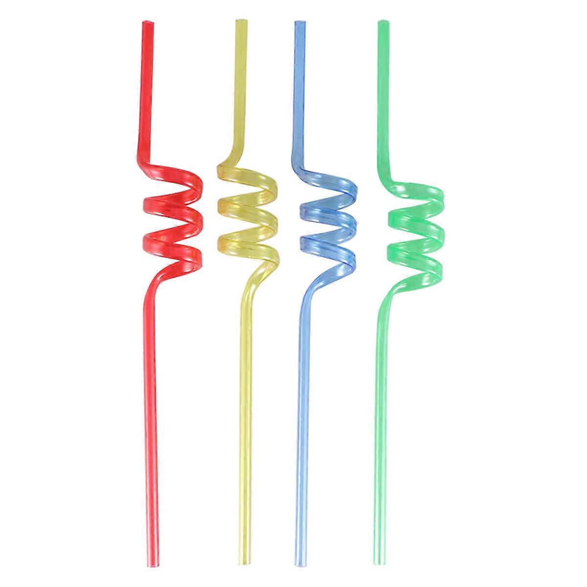 Colorful Drinking for Parties Assorted Colors Flexible and Safe for Drinking 5MM