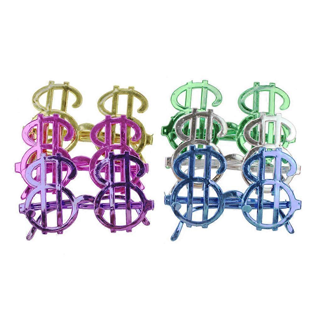 12 Pcs Assorted Color Plastic Party Sunglasses Funny Symbol Eyeglasses for Halloween and Parties