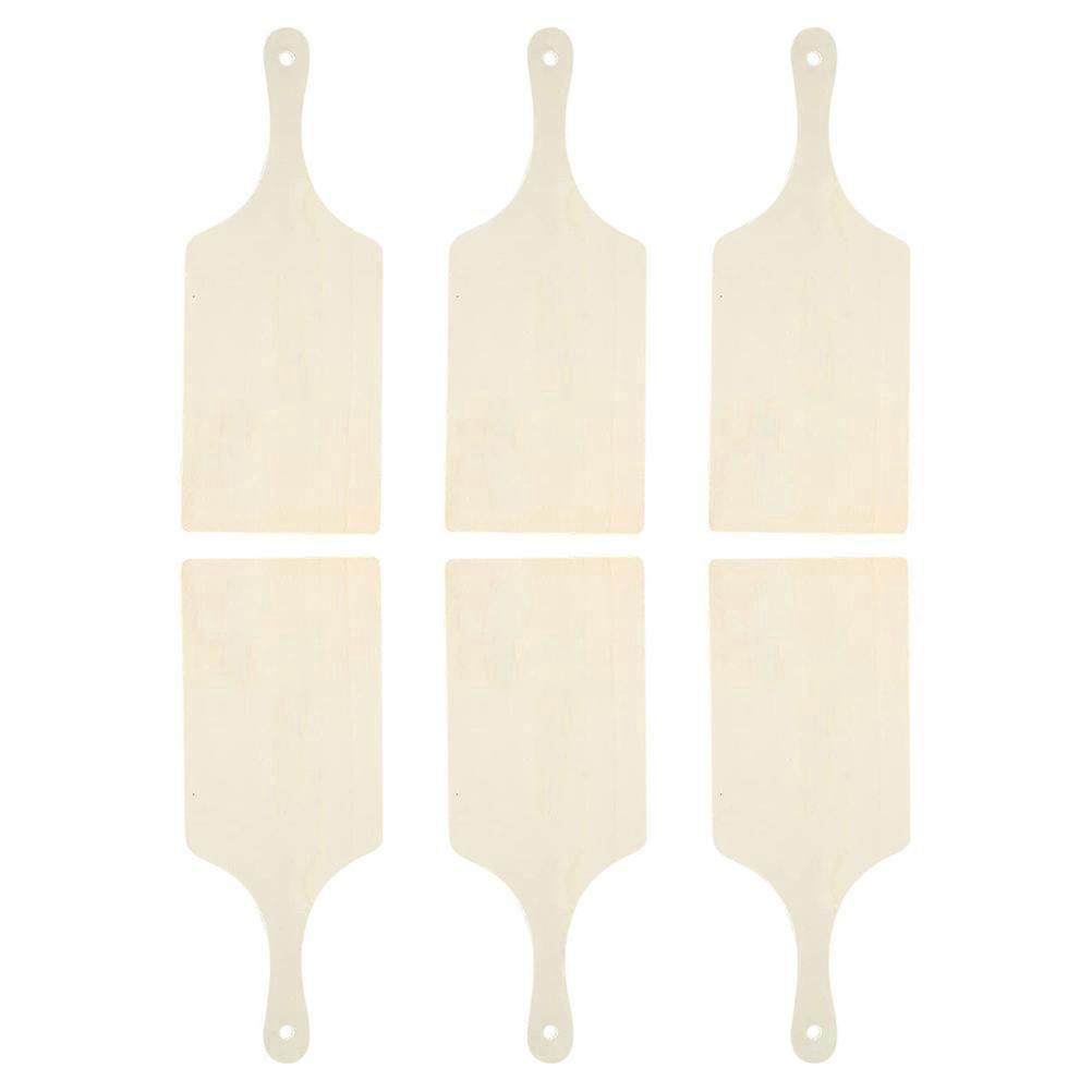 DIY Drawing Cutting Board with Handle Made of Synthetic Material Great for Small Gifts Khaki 6Pcs