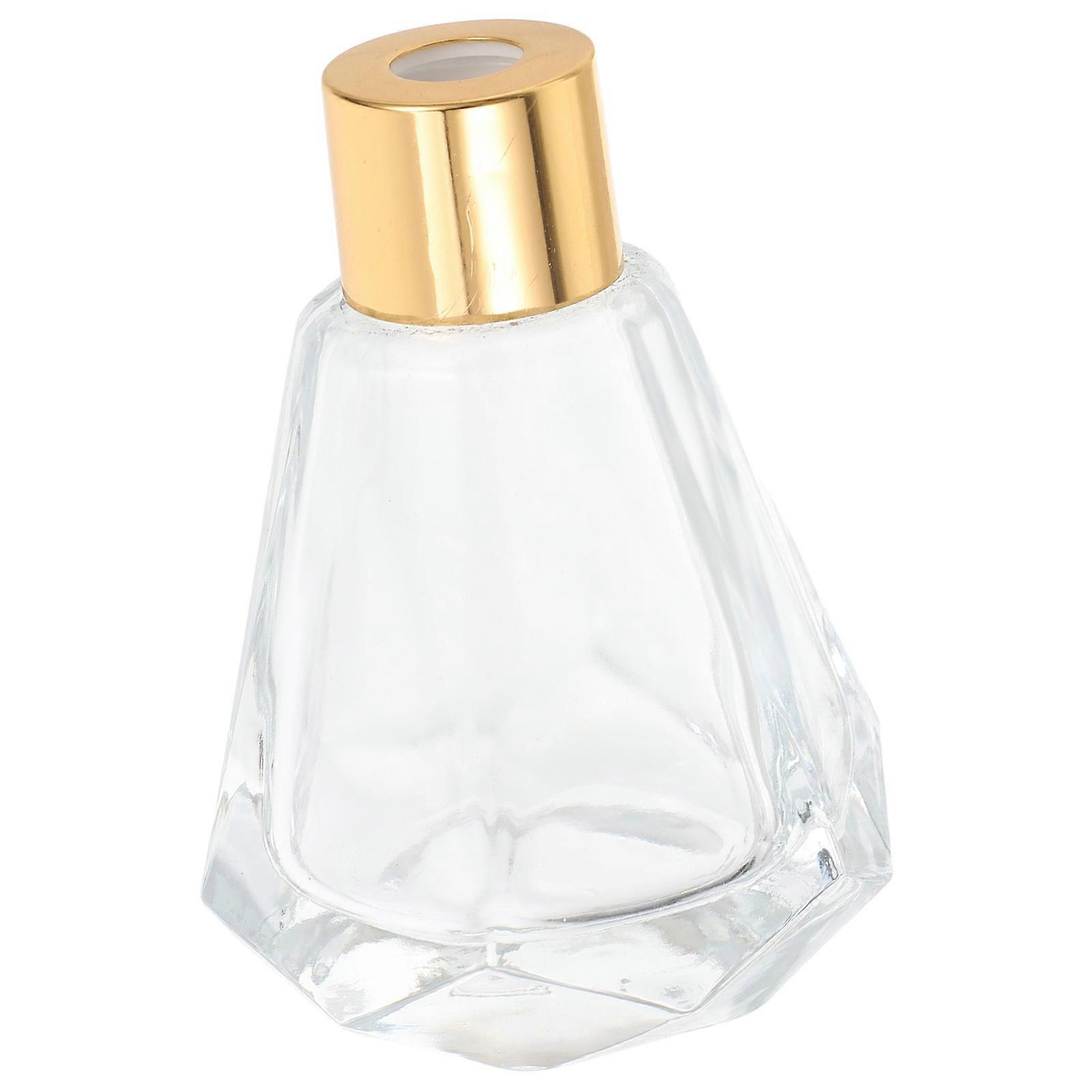 Glass Diffuser Bottle Essential Oil Diffusion Home Decoration Transparent 60ml Thickened Design 2Pcs
