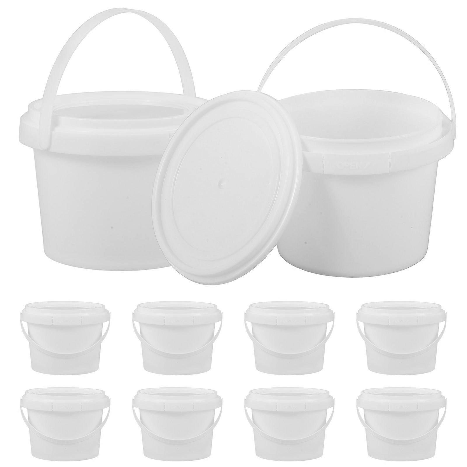 Masteelf 10pcs Portable Ice Cream Box Fruit Storage Container Freezer Box for Refrigerator