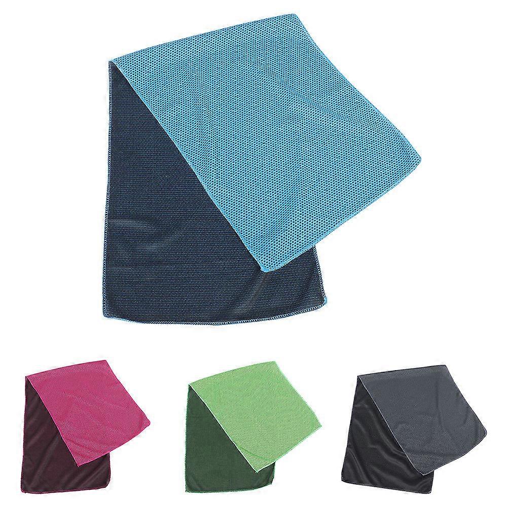 4pcs Quick Drying Cooling Towel Soft Microfiber Sweat Absorbent Towels For Sports Lightweight Portable For Hiking Camping Gym And Travel Skin
