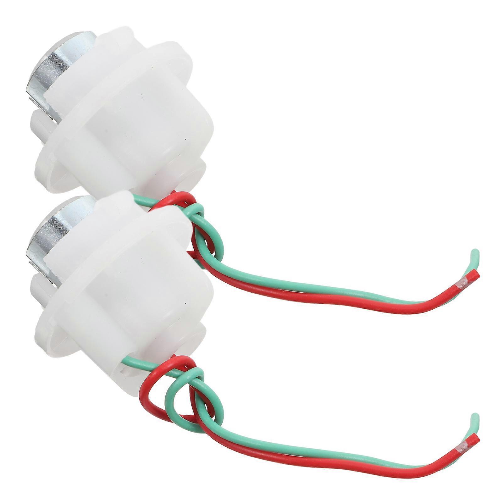 2pcs Tail Light Socket 2 Wire Turn Signal Stop Light Base Harness Adapter