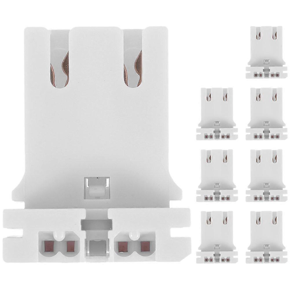 Lamp Parts For Repair Light Socket Replacement Durable Material Rectangular Shape Home Users 8Pcs