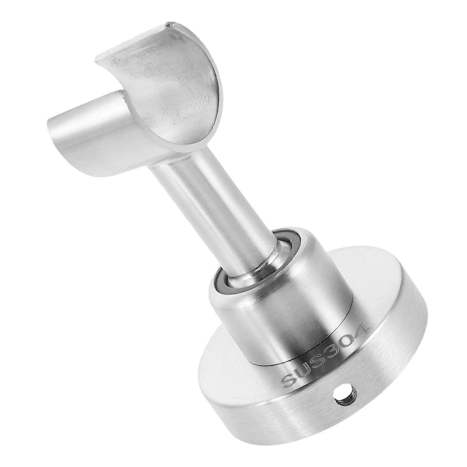 Shower Wand Rack Stainless Steel Compact Spacesaving Design For RV Bathroom Accessories Silver 7.80X4.70X4.70CM Stable Shower Experience 1Pack