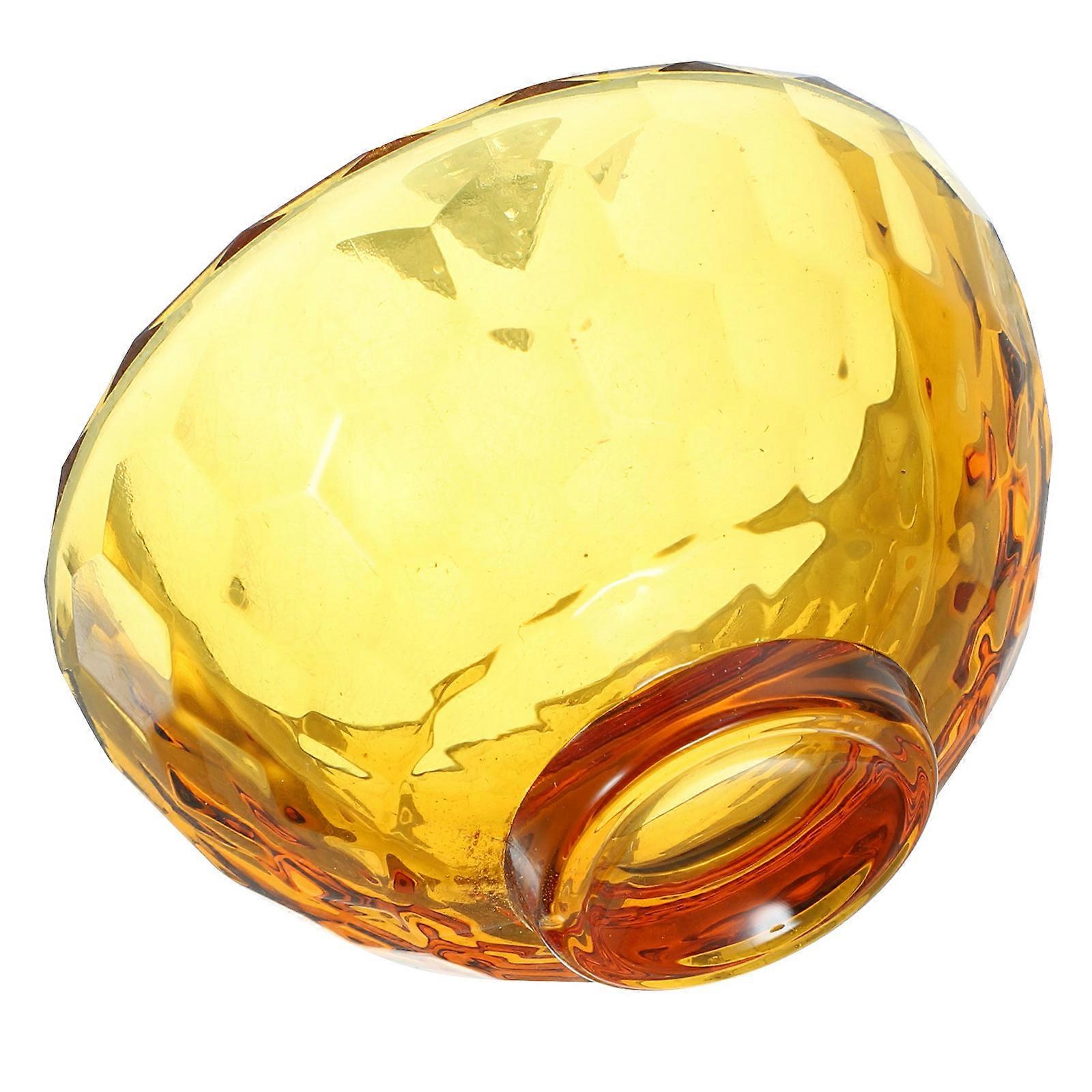 Synthetic Crystal Mixing Bowl for Facial Masks, Portable Smooth Salon Tool, Multi Use Storage Container, Easy to Clean, Thai Water Bowl for Home and