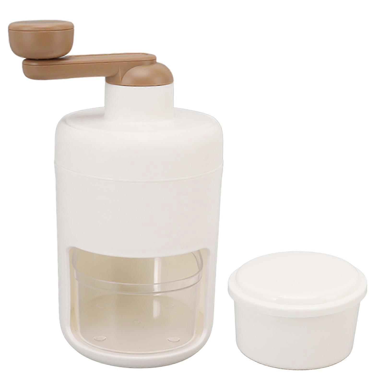 2025 Manual Ice Crusher Hand Ice Shaver Machine Snow Cone Maker Drink DIY Set for Home Kitchen