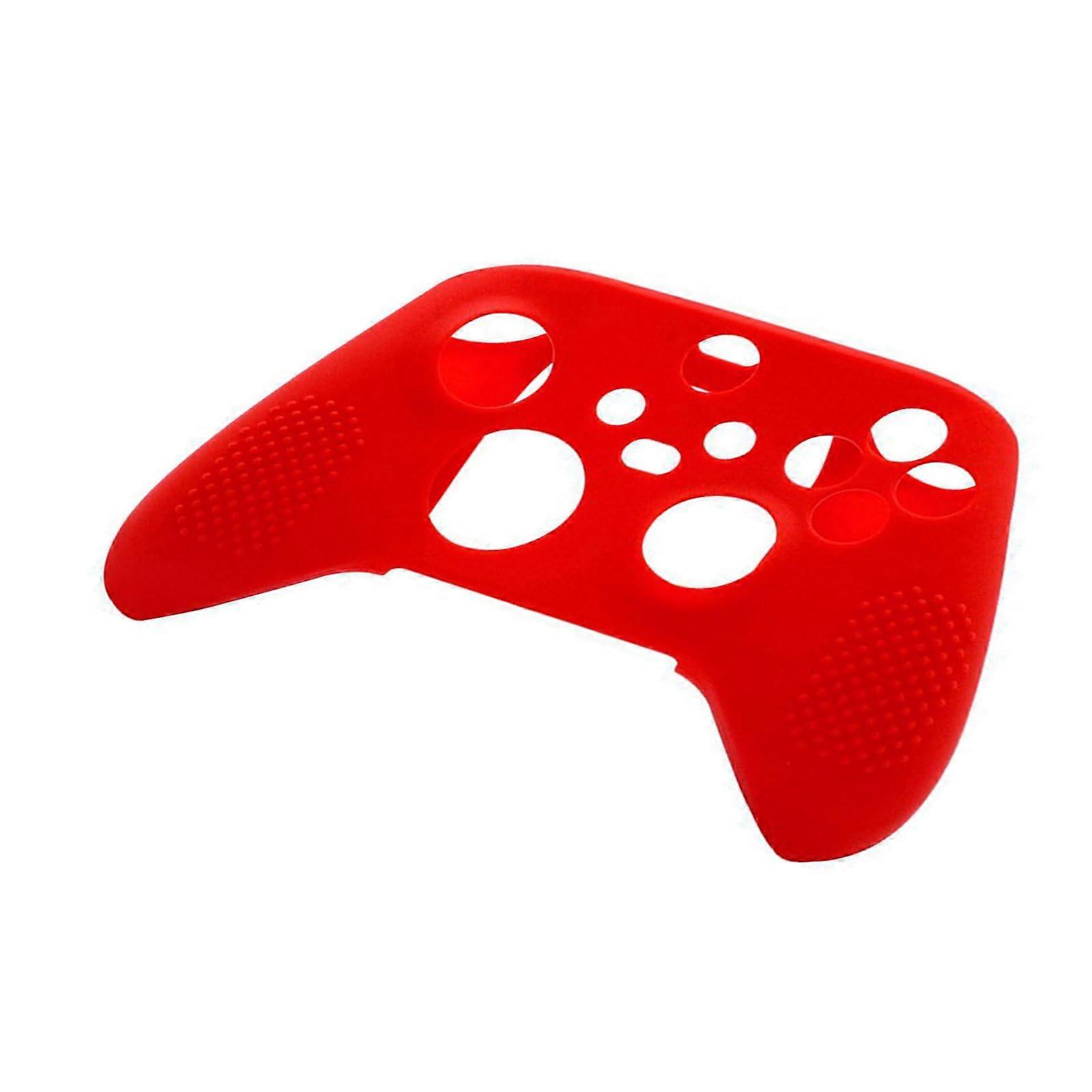 Controller Case Scratch-Resistant Flexible Skin, Easy To Clean, Red Color, Protective Controller Cover