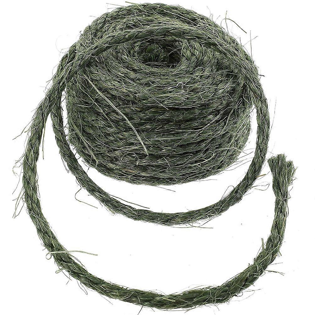 Sisal Hemp Rope for Cat Scratching Post Decor Dark Roll