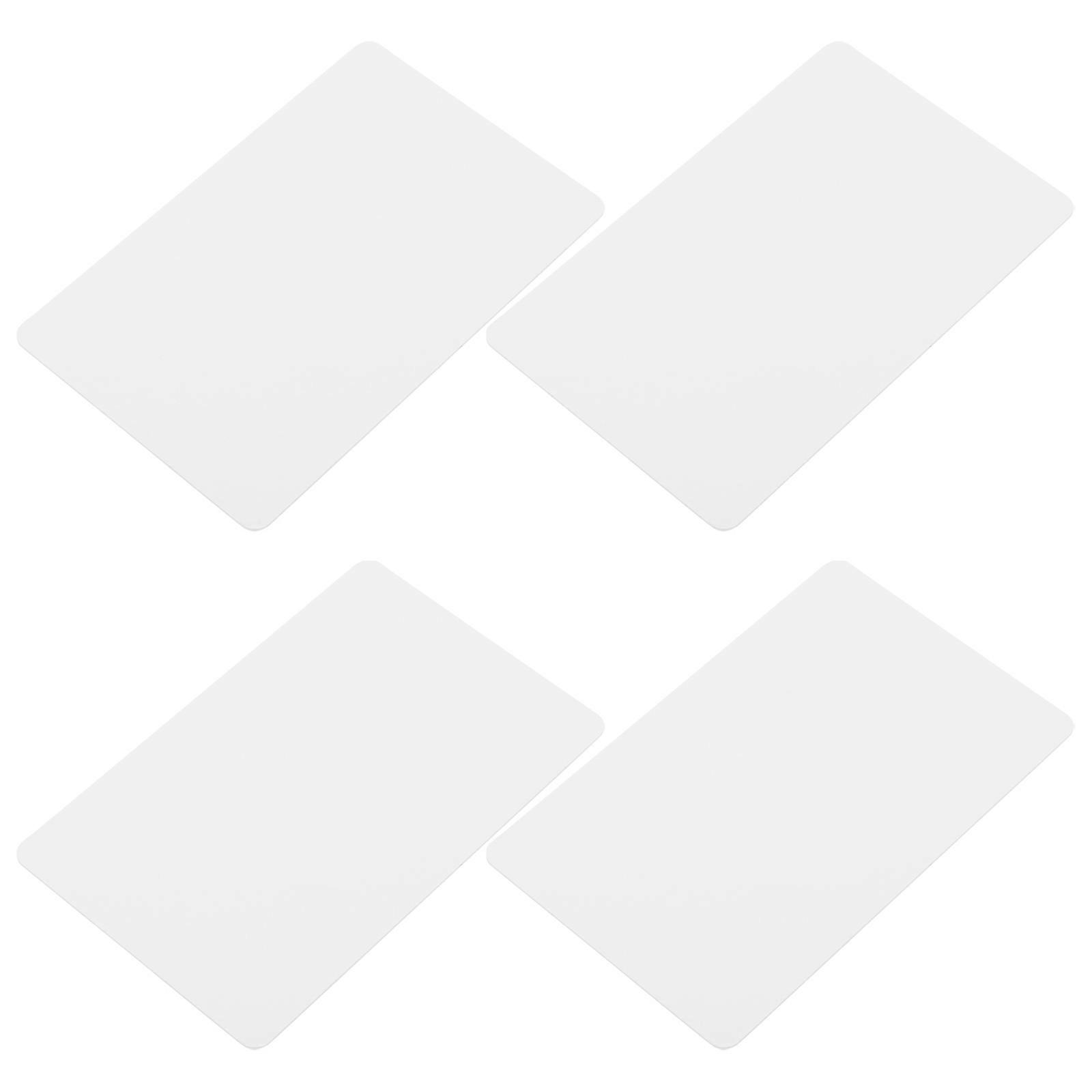 4Pcs Hotel Room Key Cards Smart For Travelers And Guests White Color Low Frequency Technology Compact Design