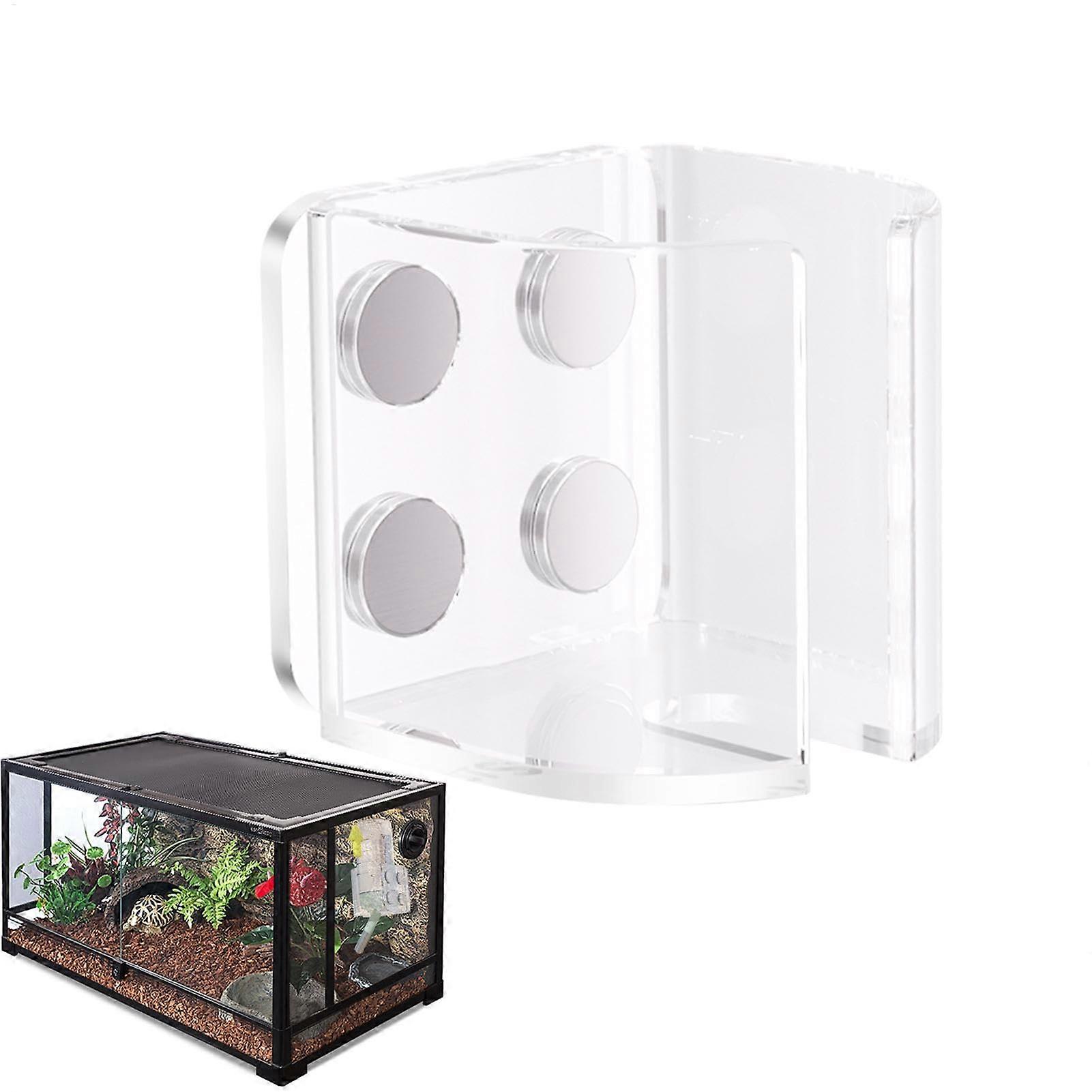 Hamster Water Bottle Stand Space Saving Holder for Gerbils and Hedgehogs, Durable Plastic, Compatible with Small Animal Cages