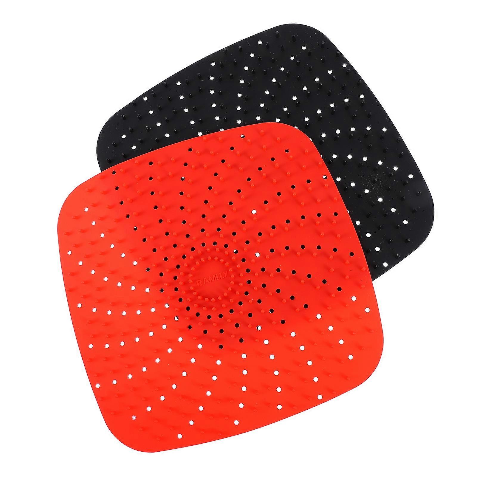 Air Fryer Liner Reusable, Non-Stick Silicone Mats for Easy Food Release and Cleanup