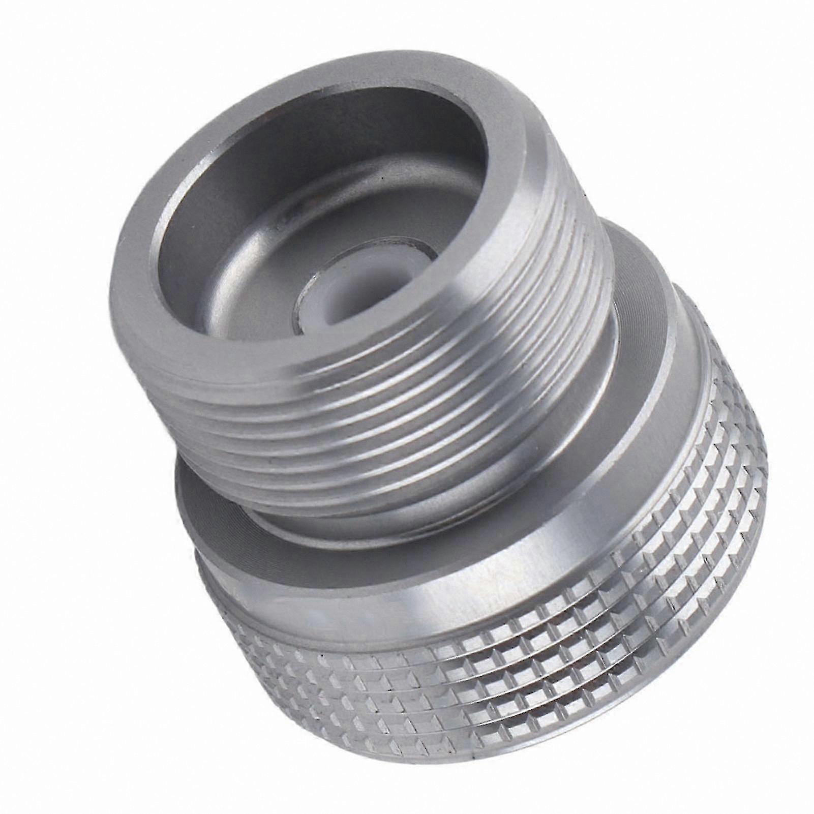 Adapter for Camping Gas Canister, Converter Valve to Connect Flat Canister with 1L MAPP Gas Tank