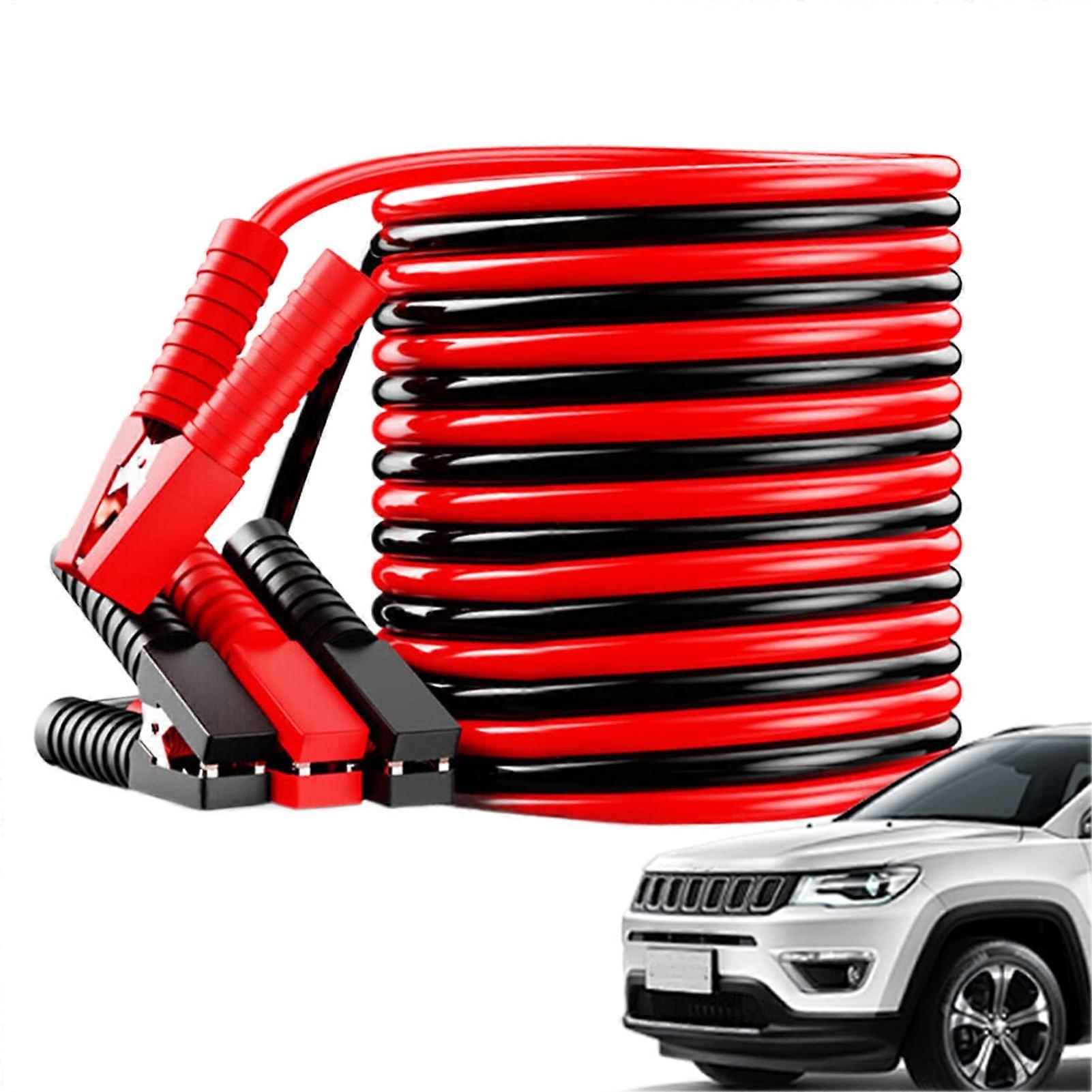 Heavyduty booster cables for vehicles with crocodile clips for 12V 24V trucks cars