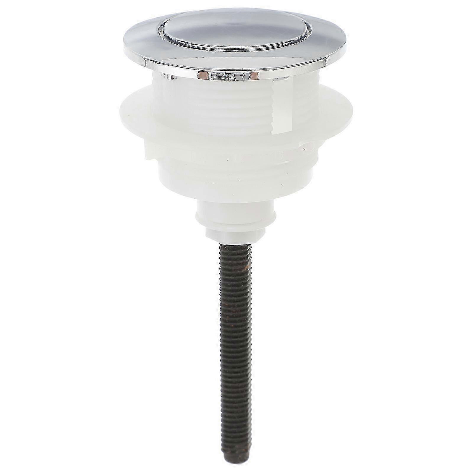 Single Push Toilet Tank Button Replacement for Flushing Toilet - Easy Install Edition 0801