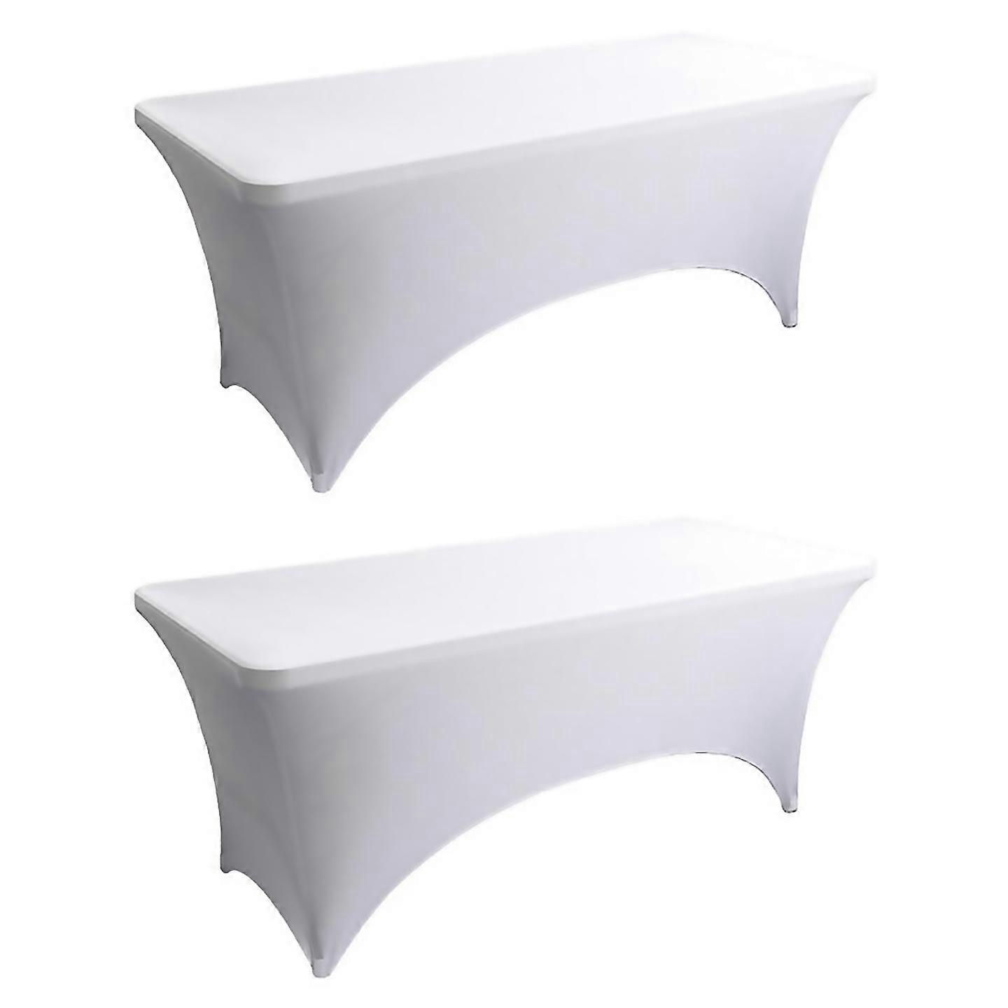 For Tablecloths For Rectangular Tableclothsstretch Fit Tablecloths Fruugo Uk White