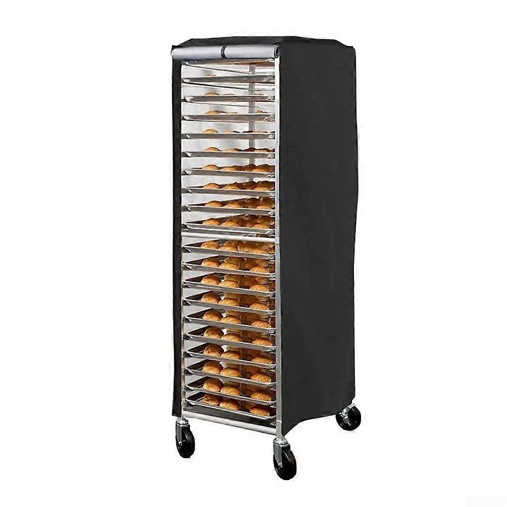 Dust cover for bread bin with silver coating, waterproof and ventilated design with transparent PVC window (A). Ref: 6673